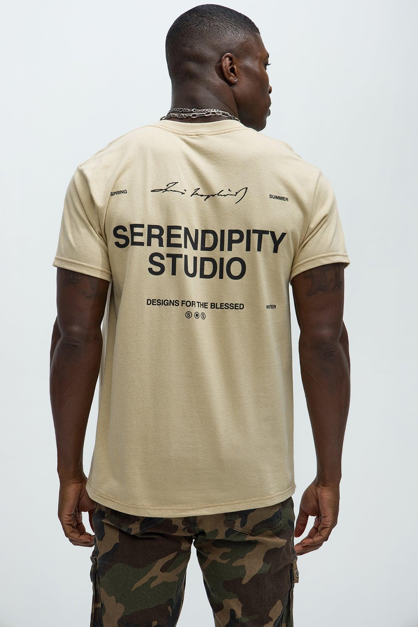 Serendipity Studio Short Sleeve Tee - Sand Product Image