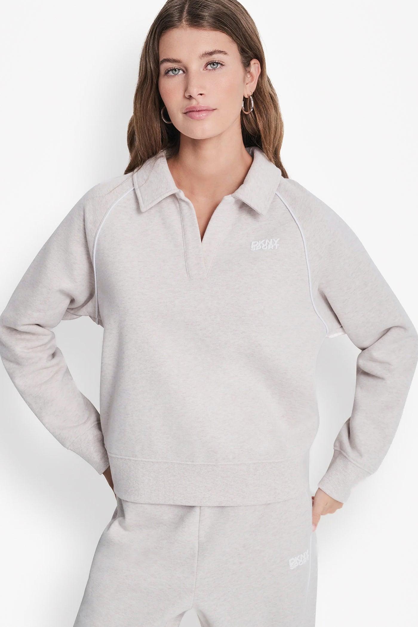 PIPED LOGO POLO SWEATSHIRT Product Image