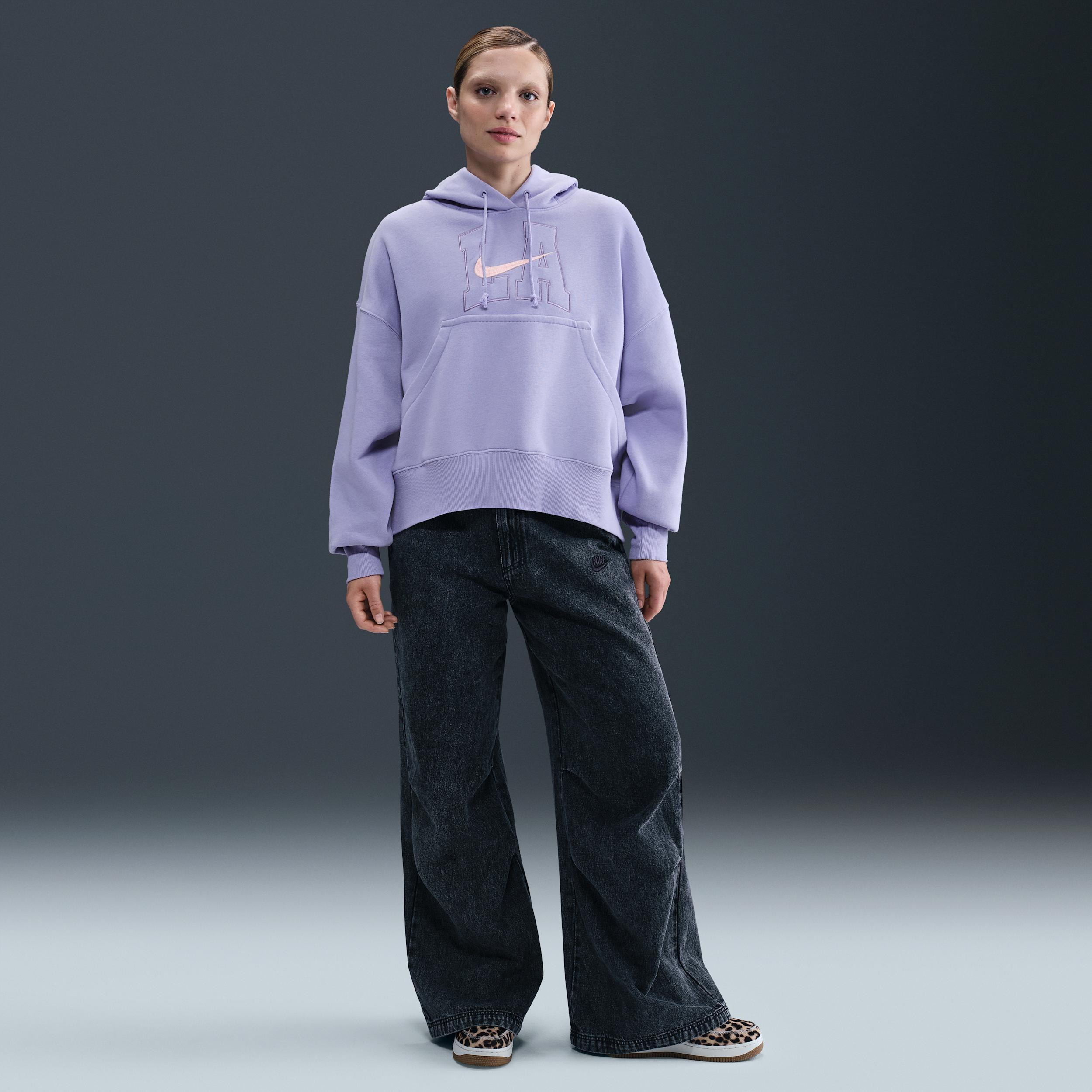 Womens Nike Sportswear Phoenix Fleece Over-Oversized Hoodie | HQ3024-533 Product Image