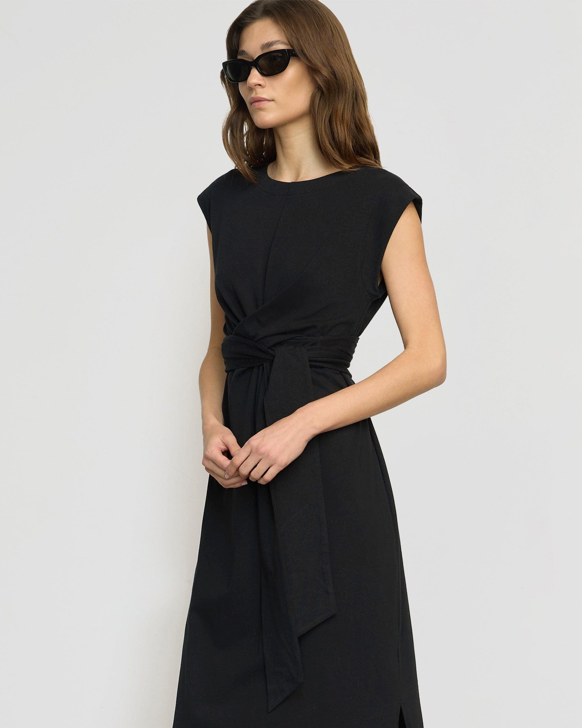 Fei Tie-Front Organic Cotton Dress Product Image
