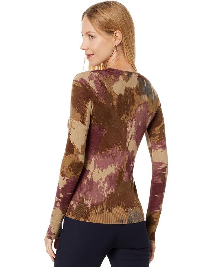 Women's Lauren Ralph Lauren Floral Cotton-Blend Sweater Product Image