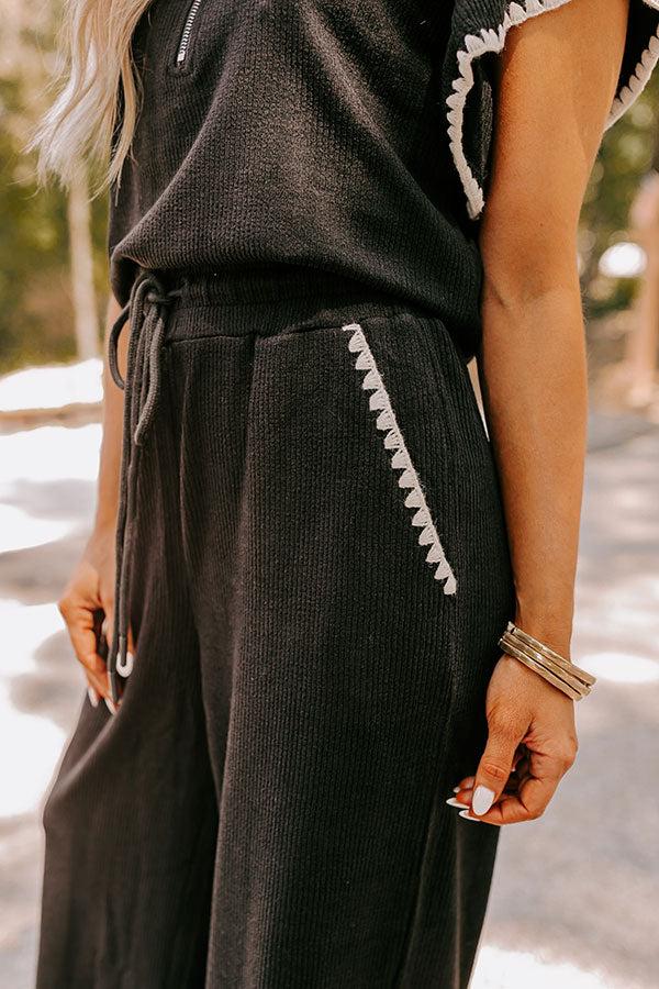 Small Town Cafe High Waist Wide Leg Pants Product Image