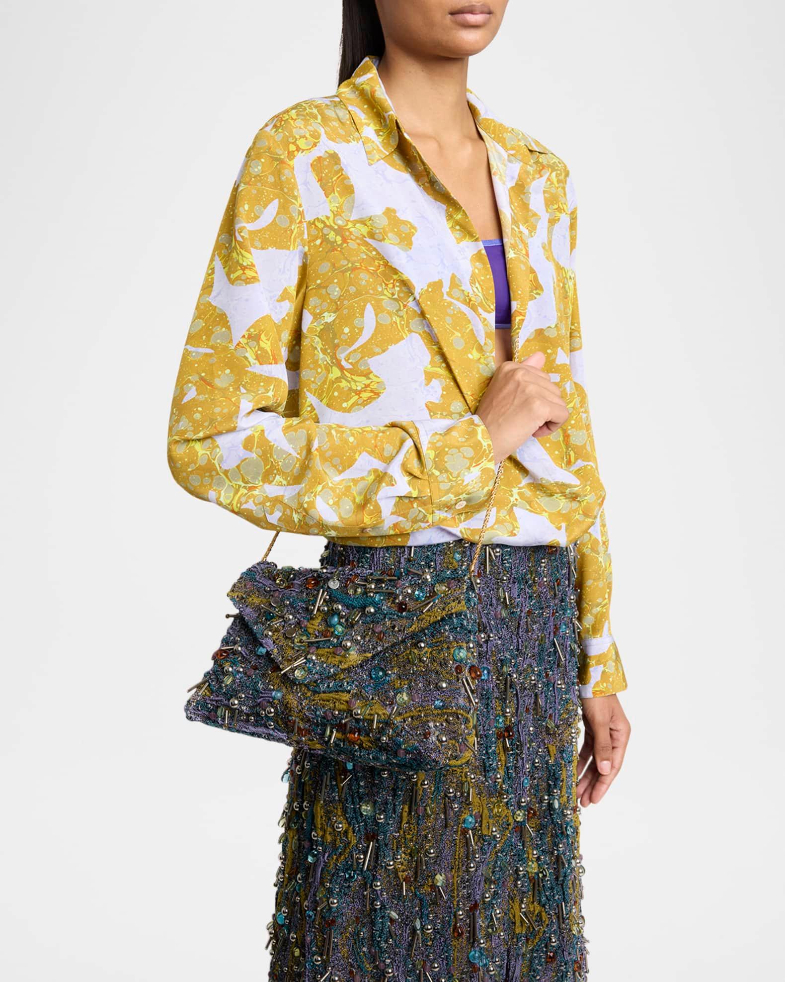 Embellished Envelope Flap Clutch Bag Product Image