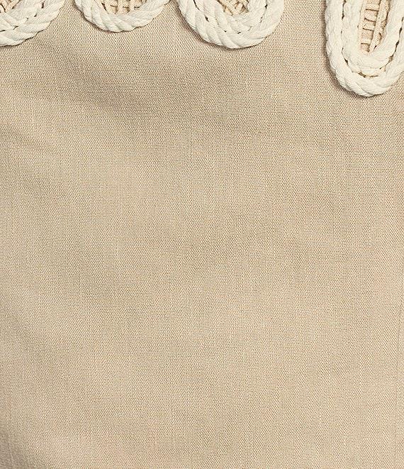 Antonio Melani Coordinating Kara Linen Square Neck Sleeveless Blouse Product Image