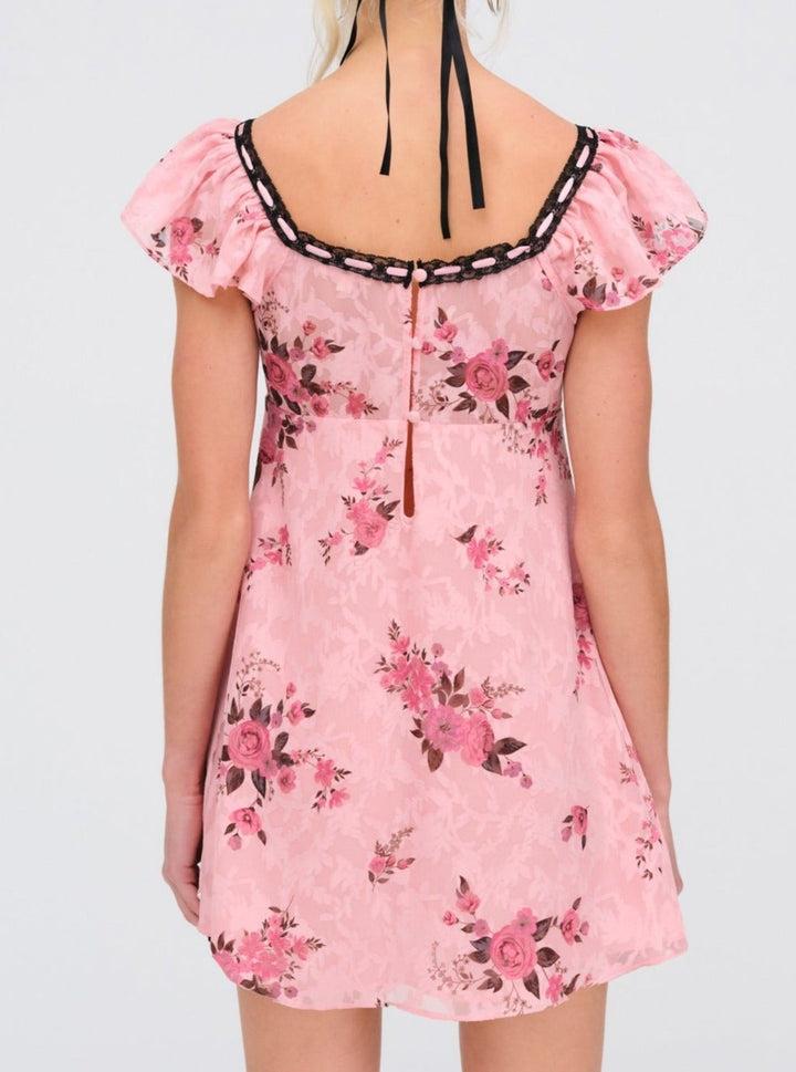 Guinevere Mini Dress — Pink Product Image