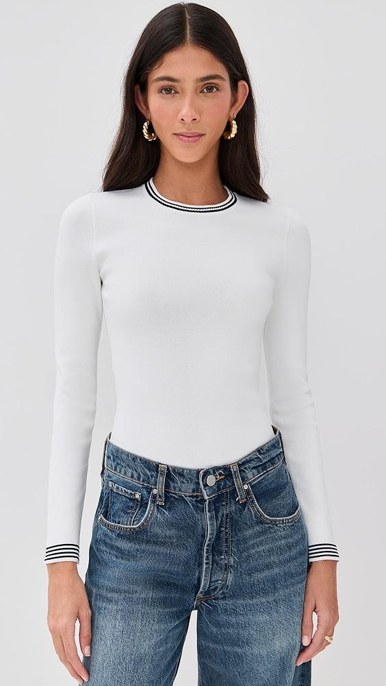 LE BOP Ringer Long Sleeve Bodysuit | Shopbop Product Image