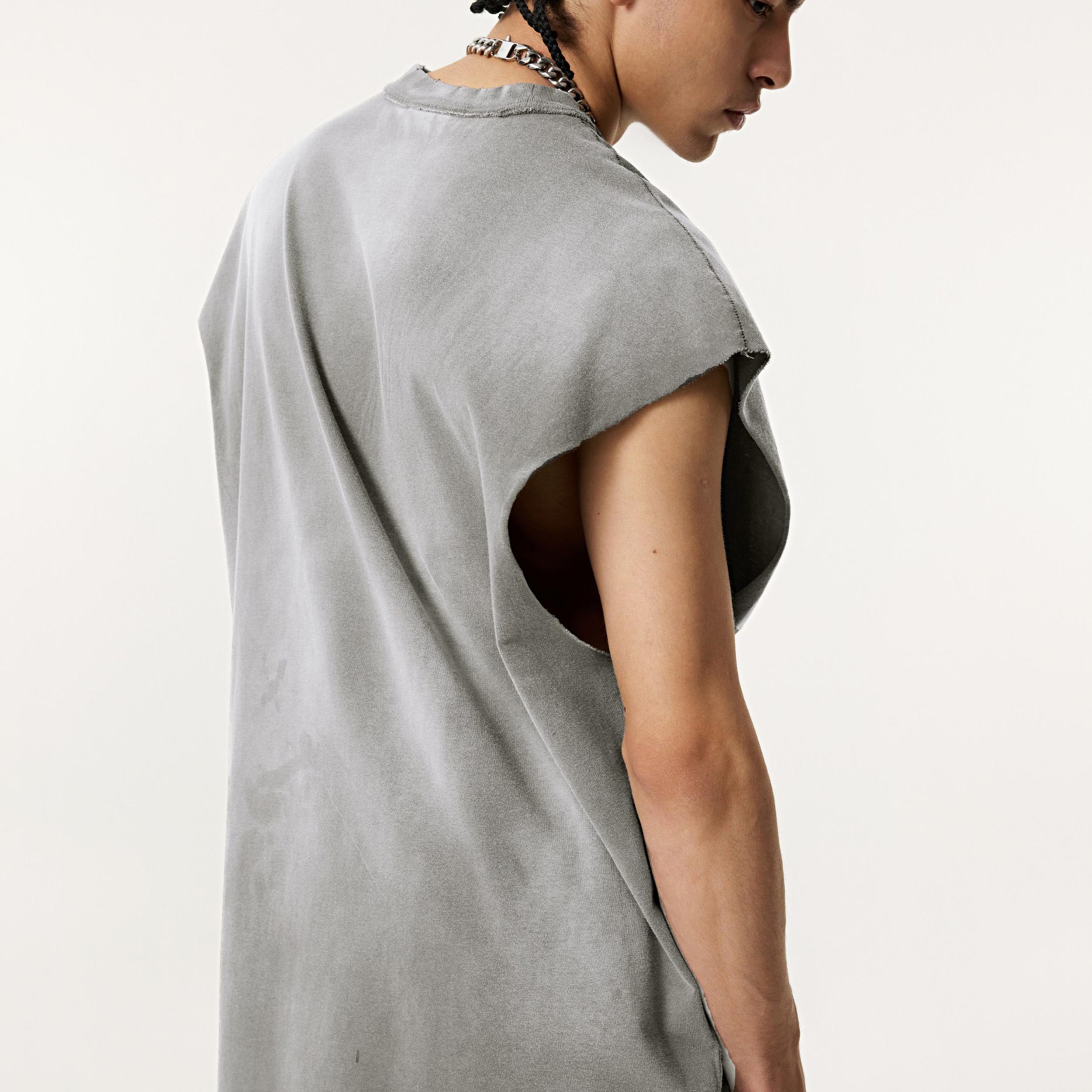 Vintage Distressed Tank Tops Sleeveless Shirts Product Image