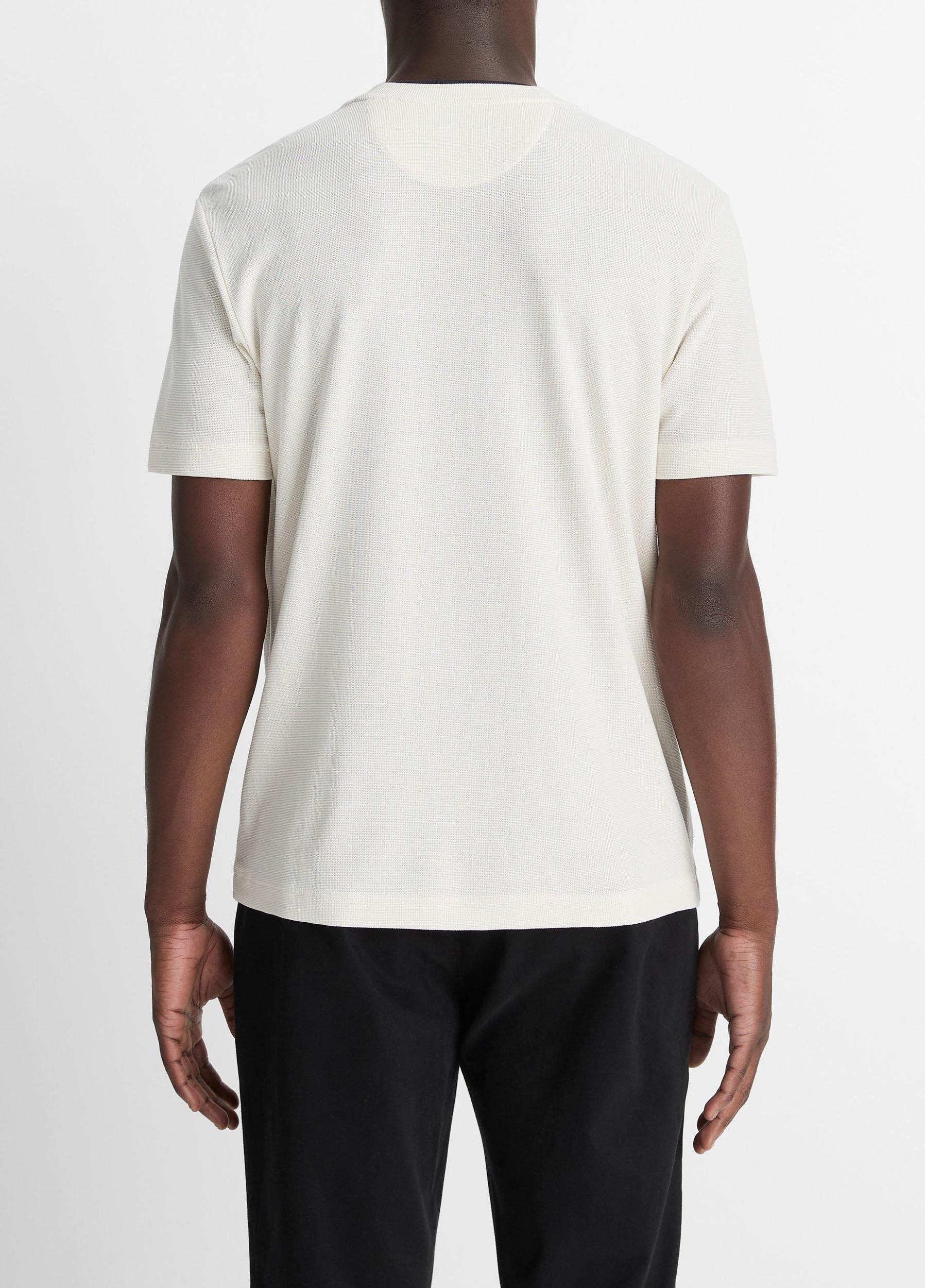 Double-Neck Pima Cotton T-Shirt Product Image