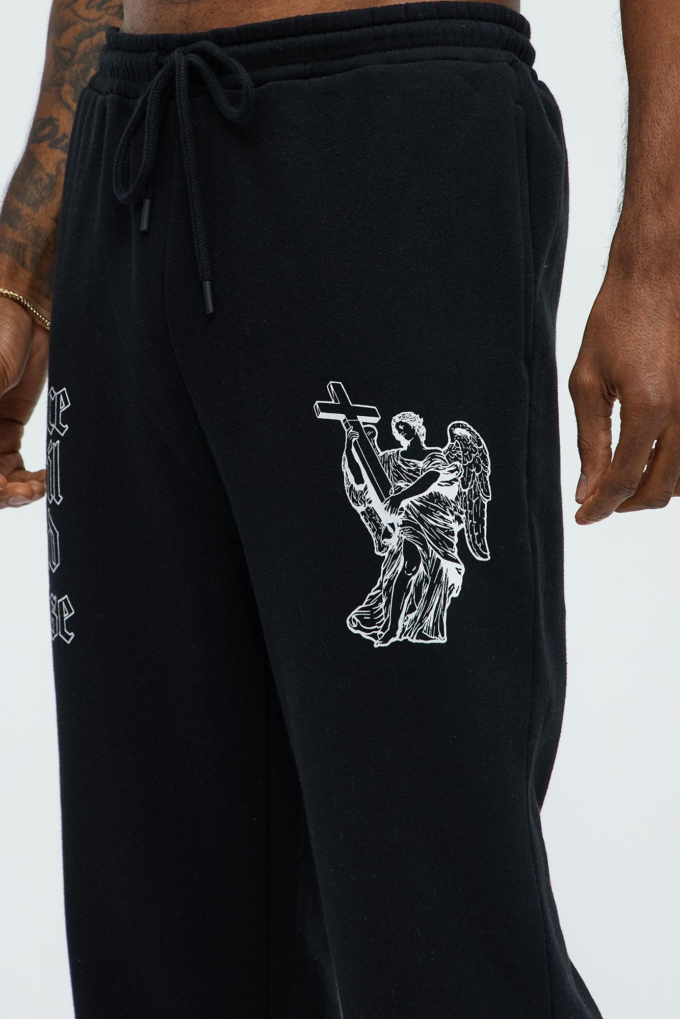 Tyson Fear Straight Sweatpants - Black Product Image