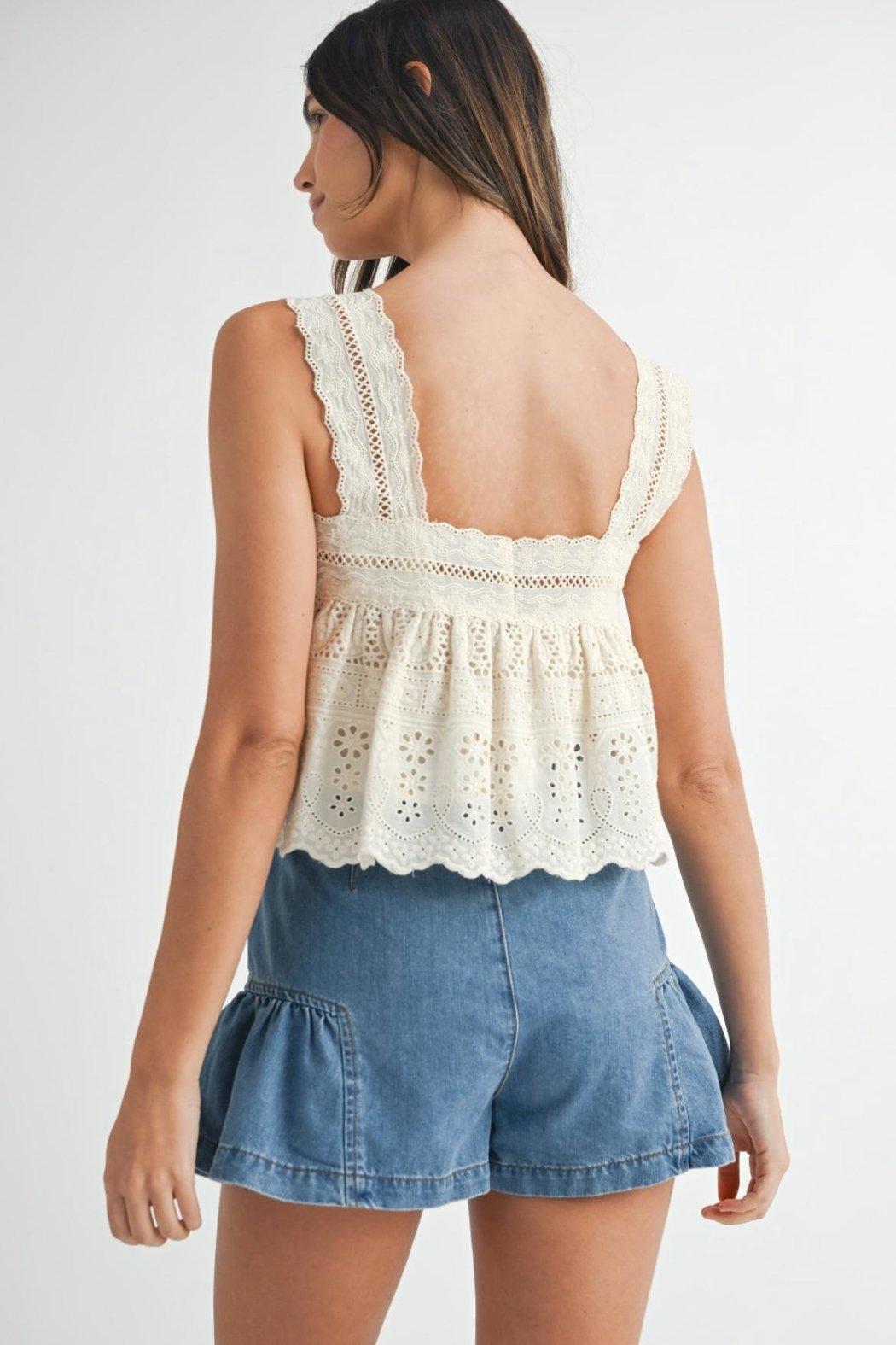 Eyelet Top Product Image
