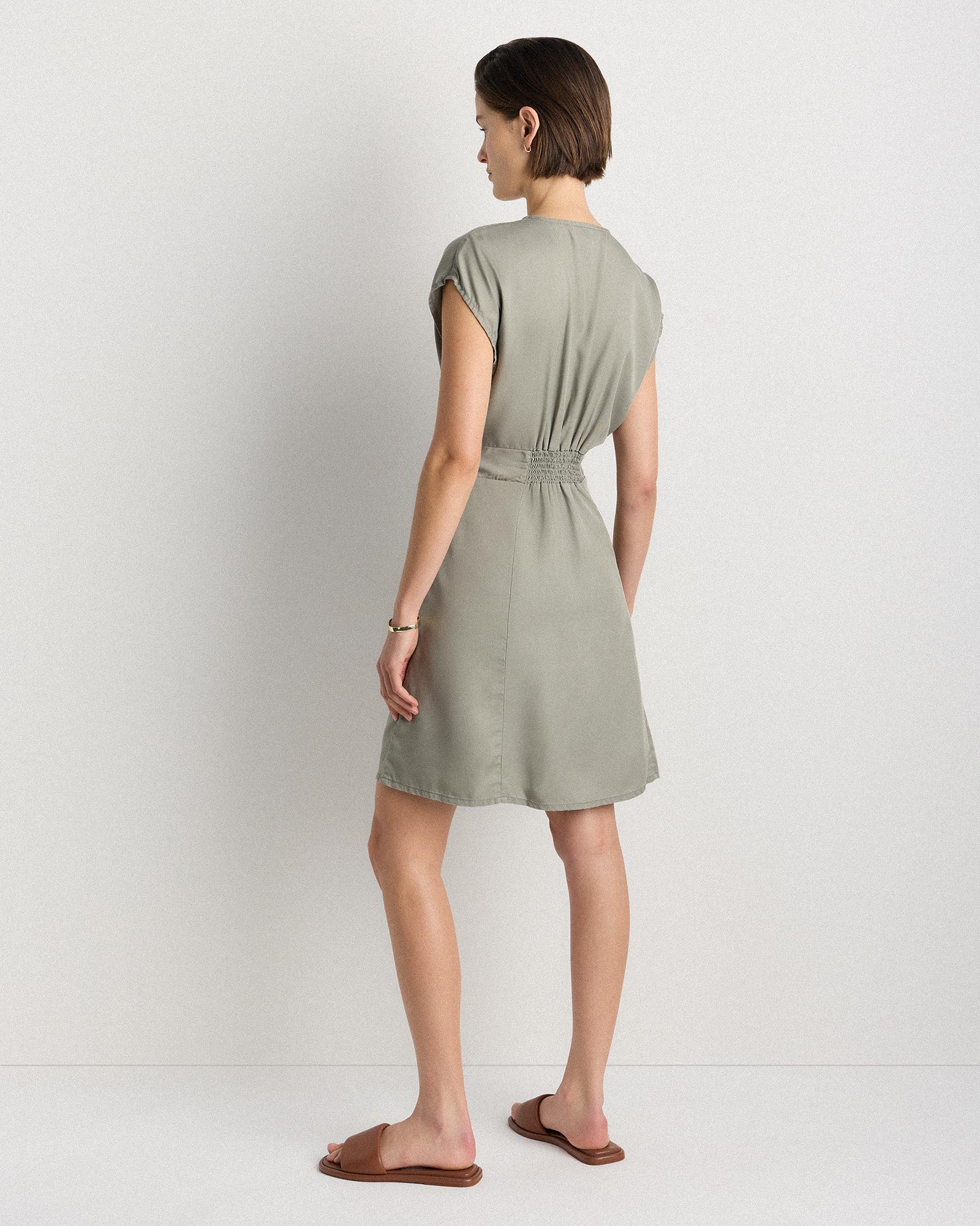 Quince | Women's Vintage Wash Tencel Button Front Dress Product Image