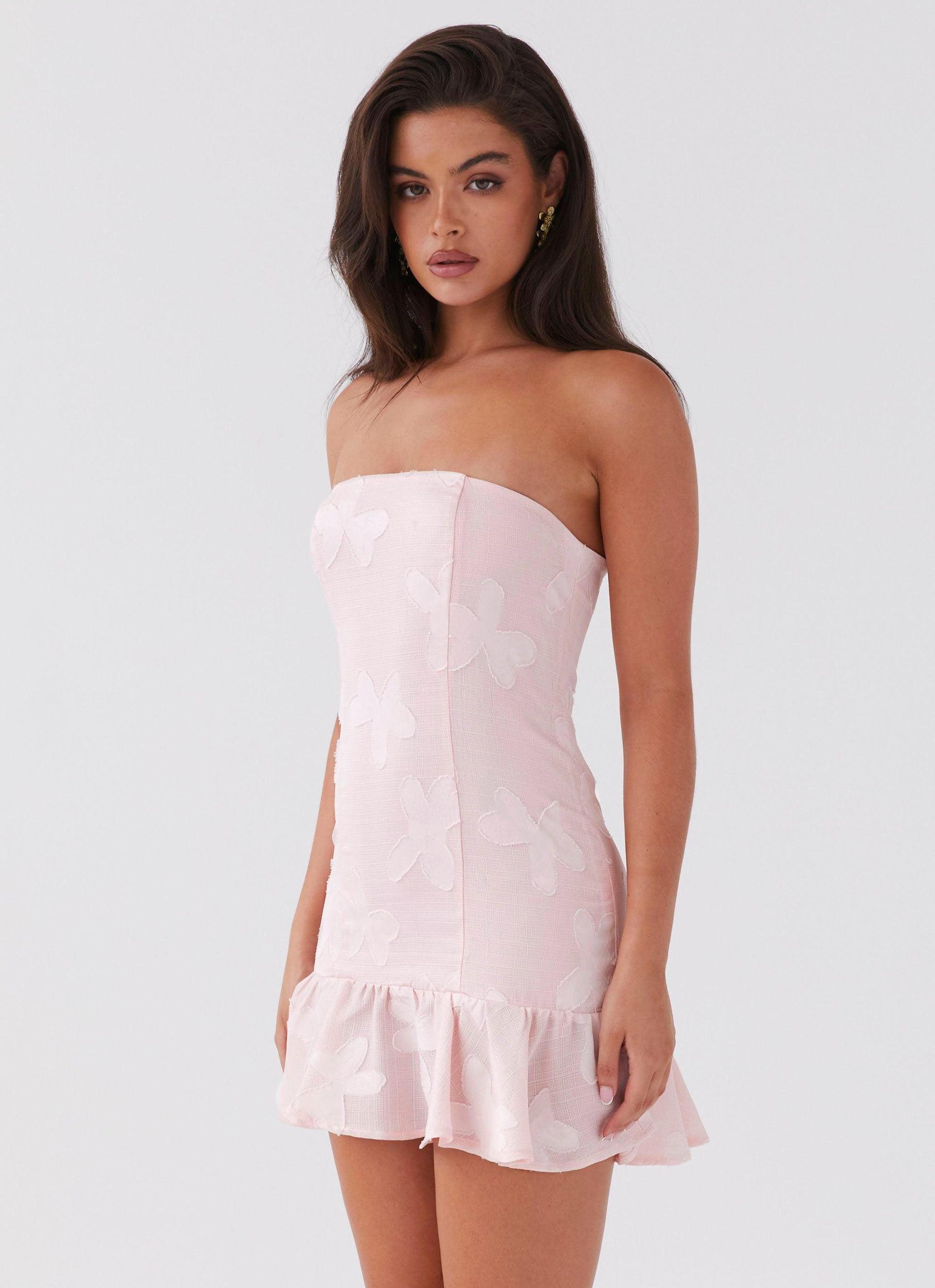 Young Heart Mini Dress - Pink Petal Product Image