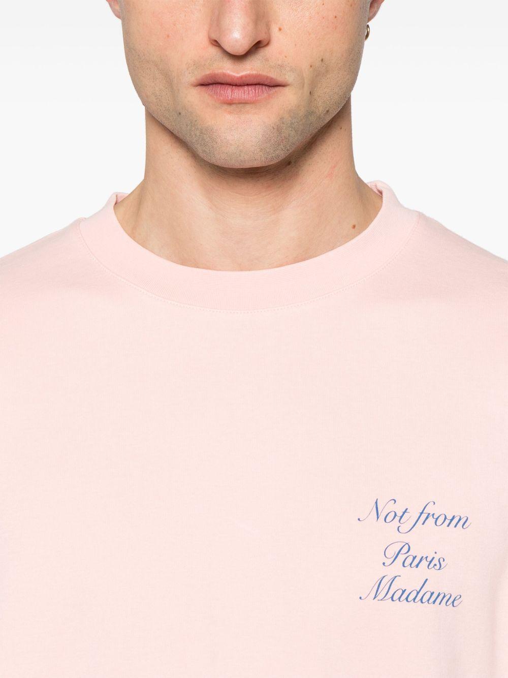 Le T-shirt Slogan Cursive T-shirt Product Image
