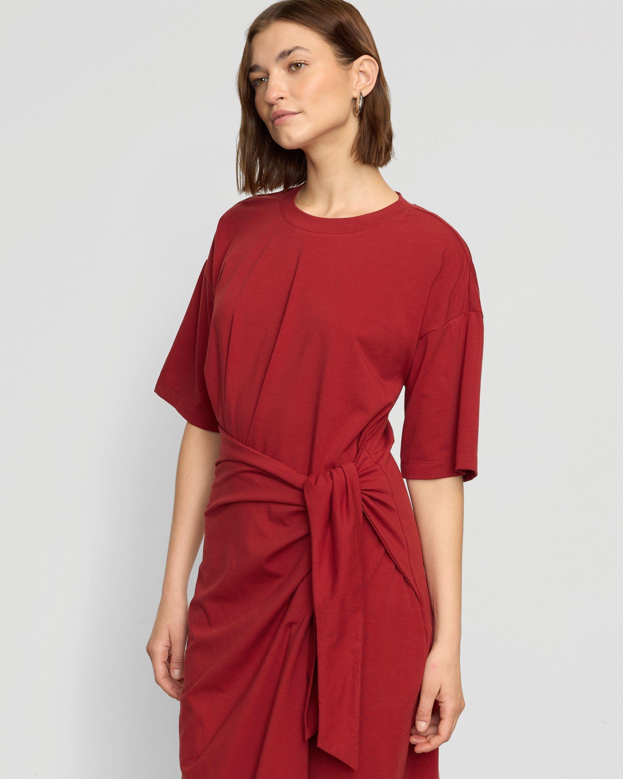 Noa Organic Cotton T-Shirt Wrap Dress Product Image