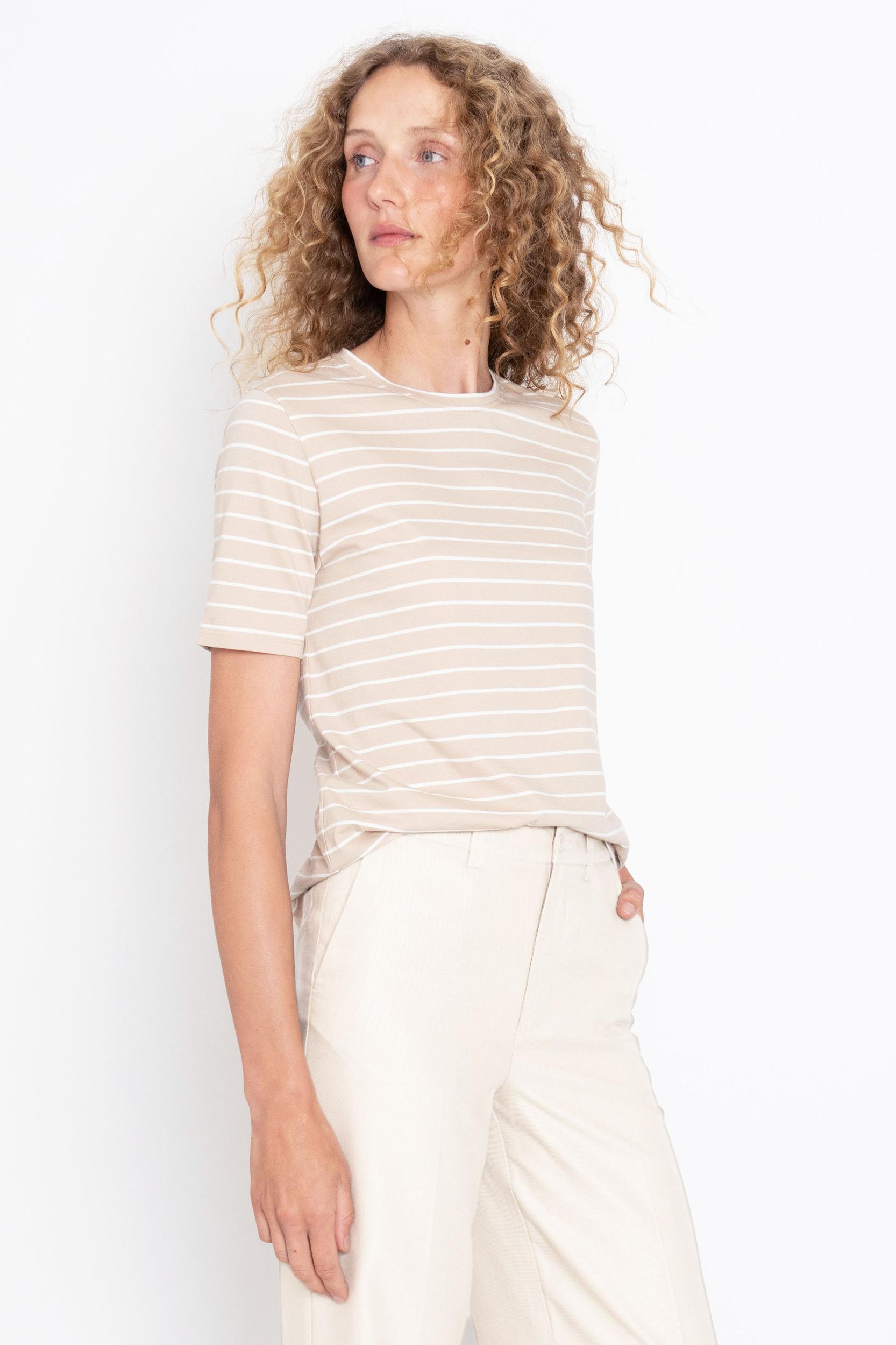 The Modern - Sand/White Pinstripe Female Product Image