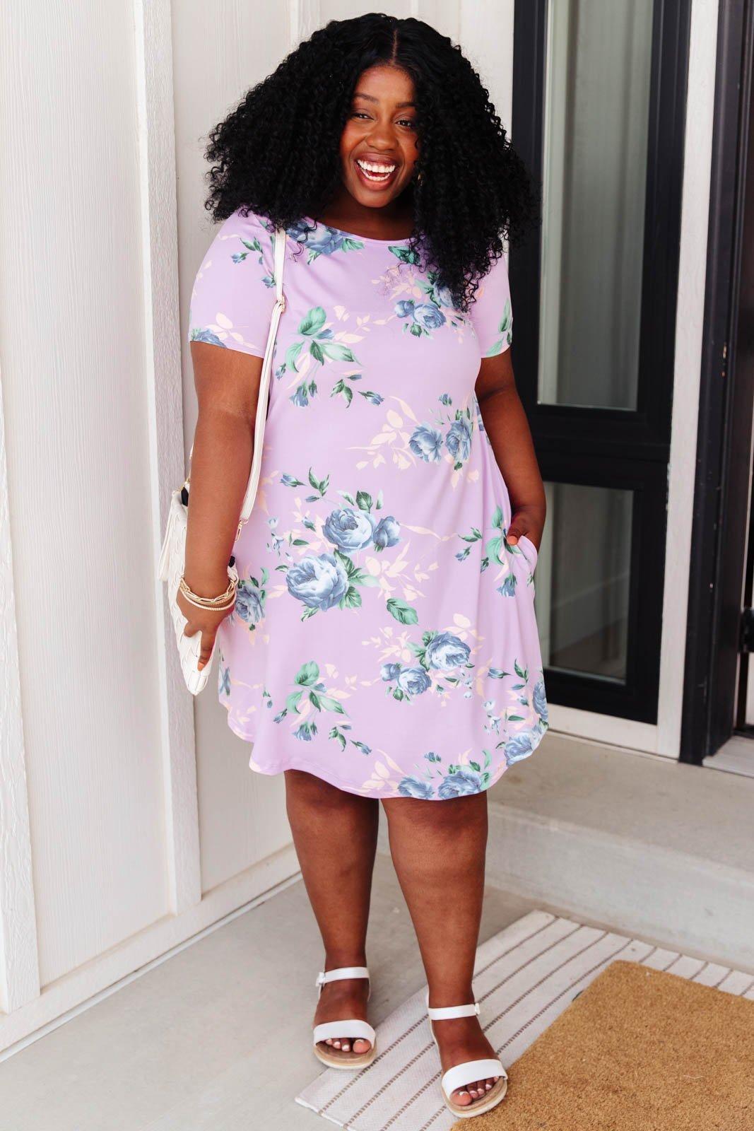 Halle Dress in Lavender (Online Exclusive) Product Image