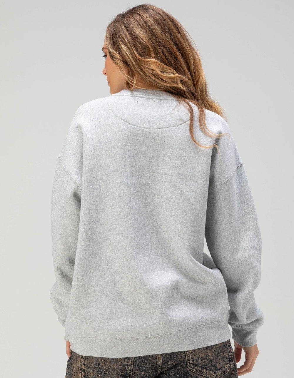 GIRL DANGEROUS Big Sur Womens Crewneck Sweatshirt - HEATHER GRAY Product Image