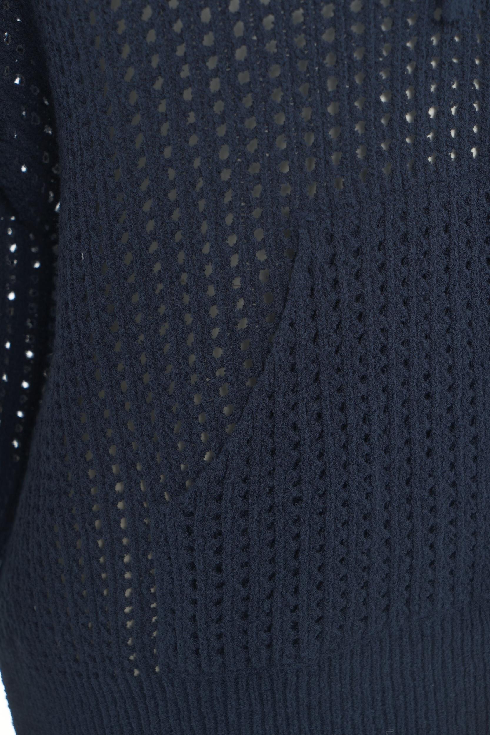 Crochet knit hoodie Product Image