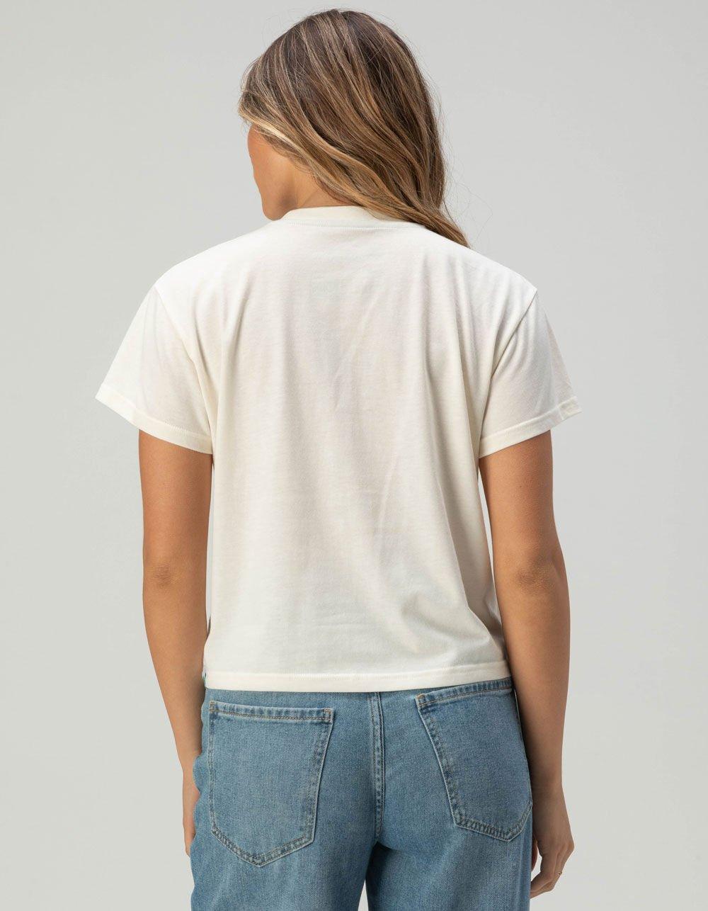 SENDERO PROVISIONS CO. Speed Wagon Womens Crop Tee - WHITE Product Image