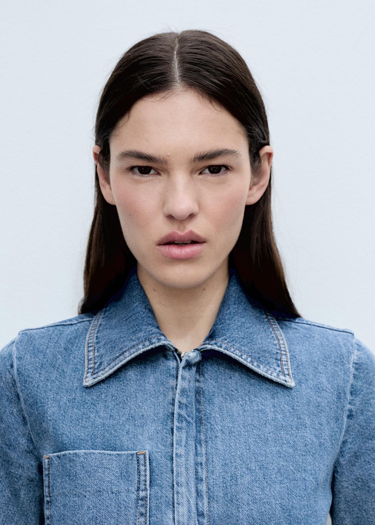 Denim jumpsuit belt - Women | MANGO USA Product Image