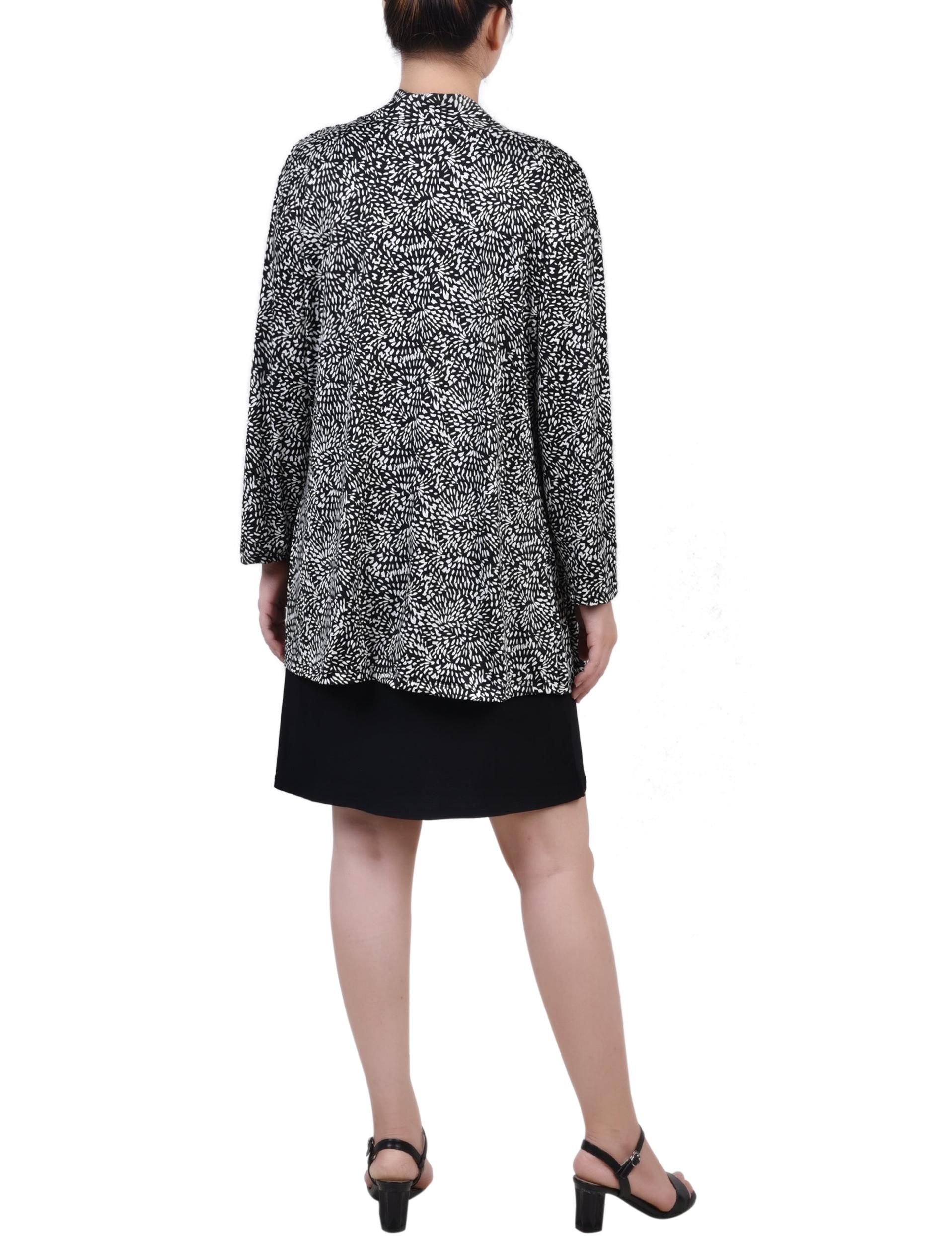 Black Two Piece Dress Set - Petite Product Image