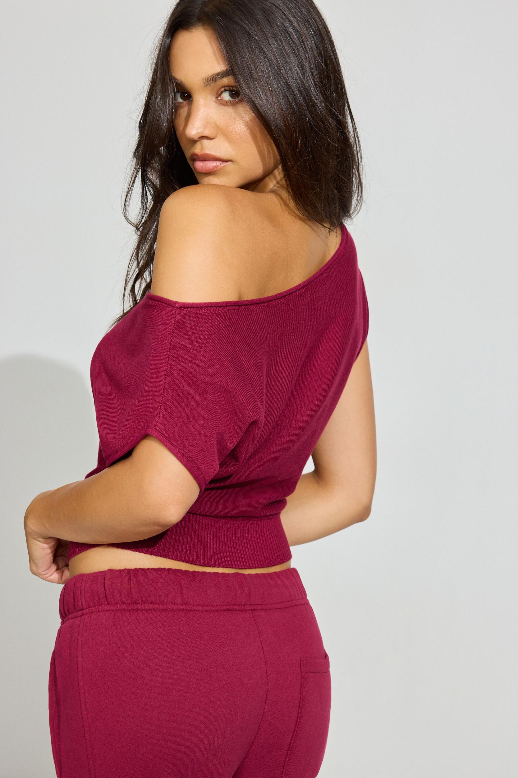 Asymmetric Cinched Waist Sweater  Product Image