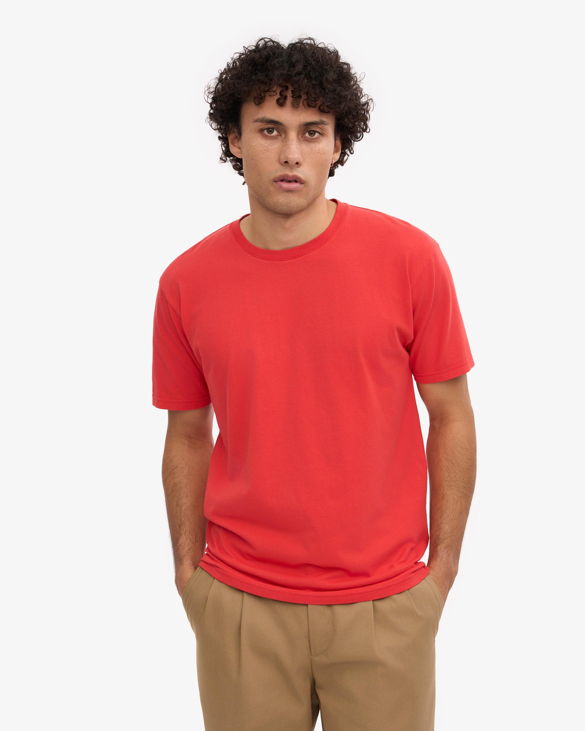 Classic Organic Tee - Red Tangerine Product Image
