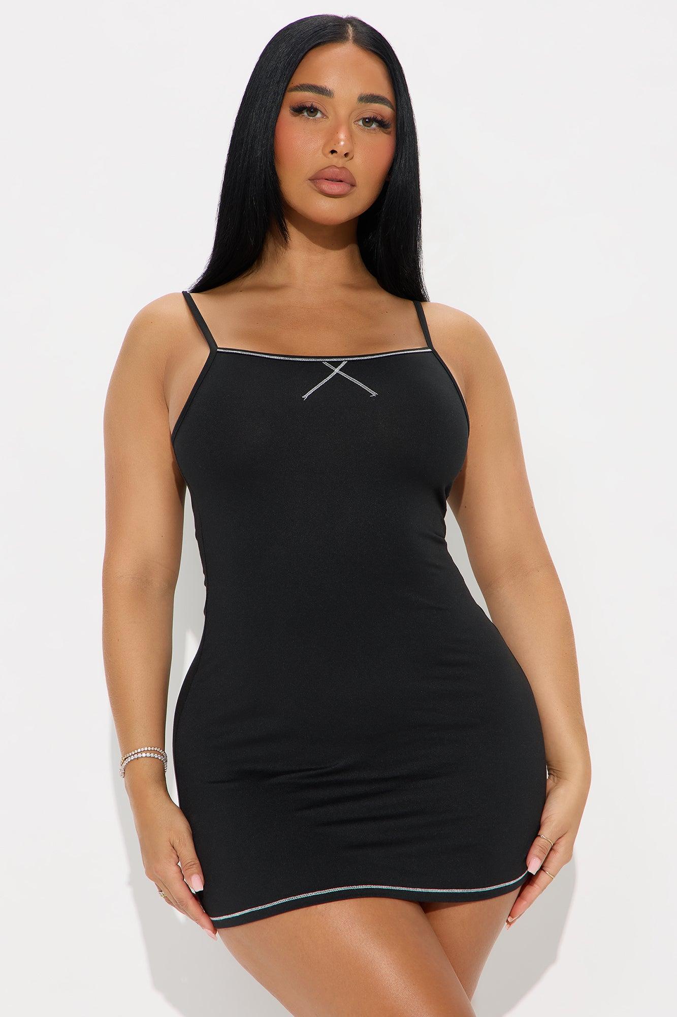 Pillow Talk Cami PJ Sleep Dress - Black Female Product Image