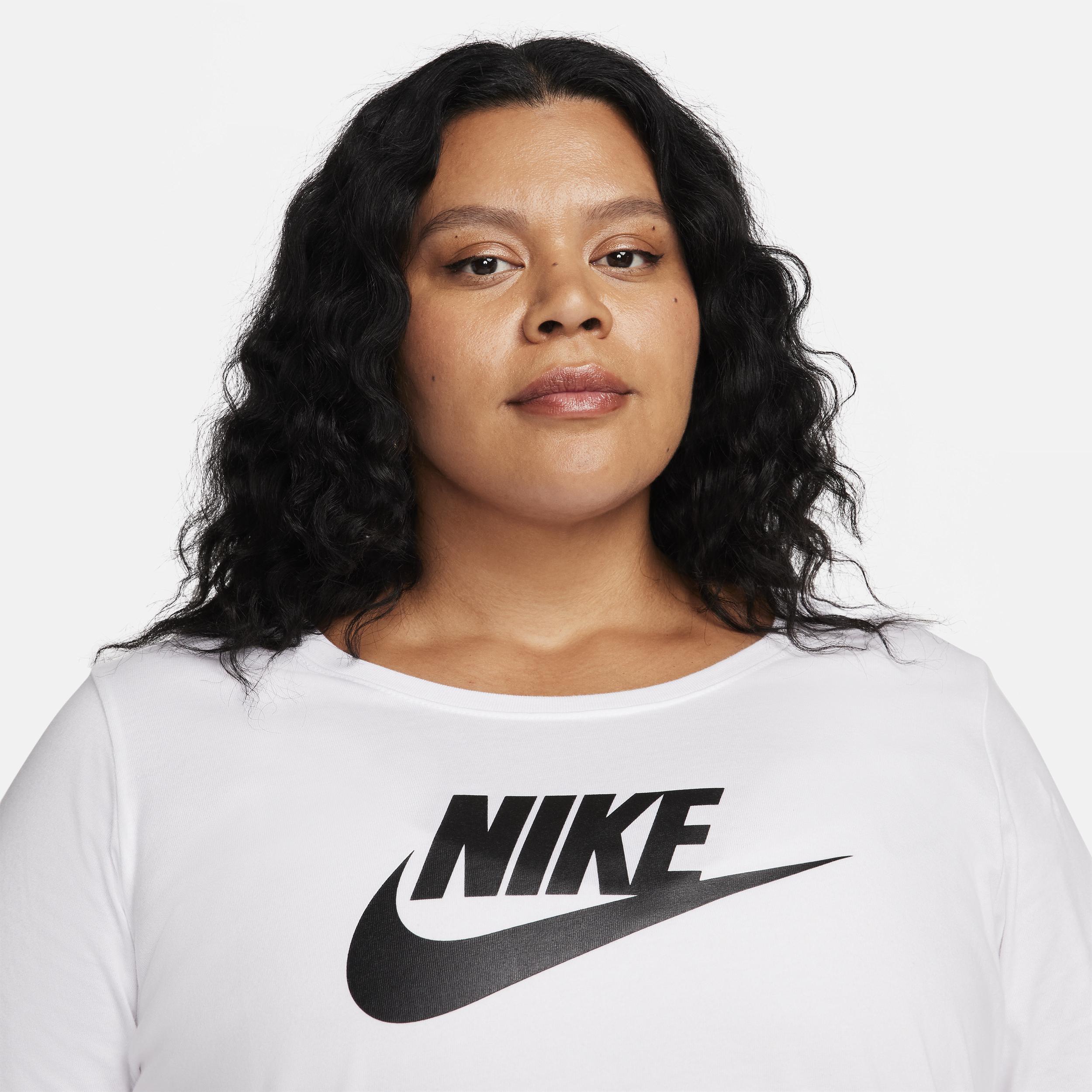 Nike Sportswear Club Women's Long-Sleeve T-Shirt (Plus Size) Product Image