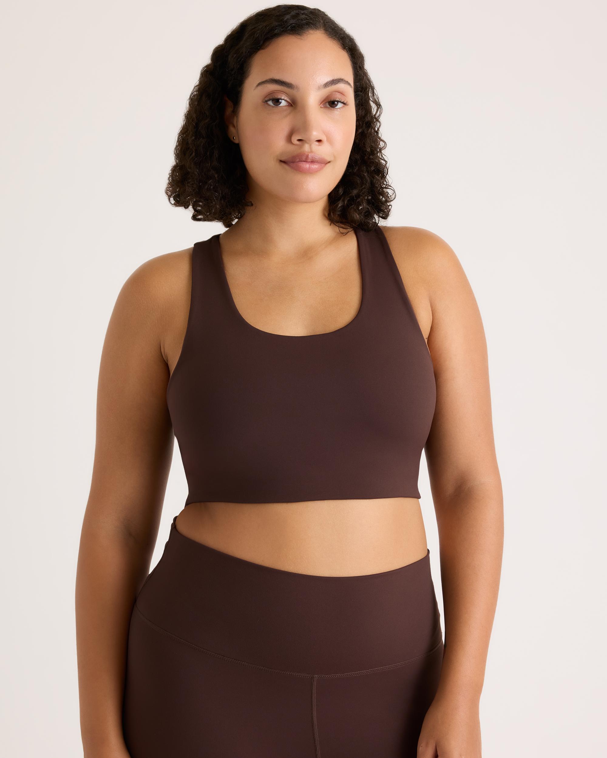 Quince | Women's Ultra-Form Scoop Neck Longline Bra Nylon/Spandex Product Image