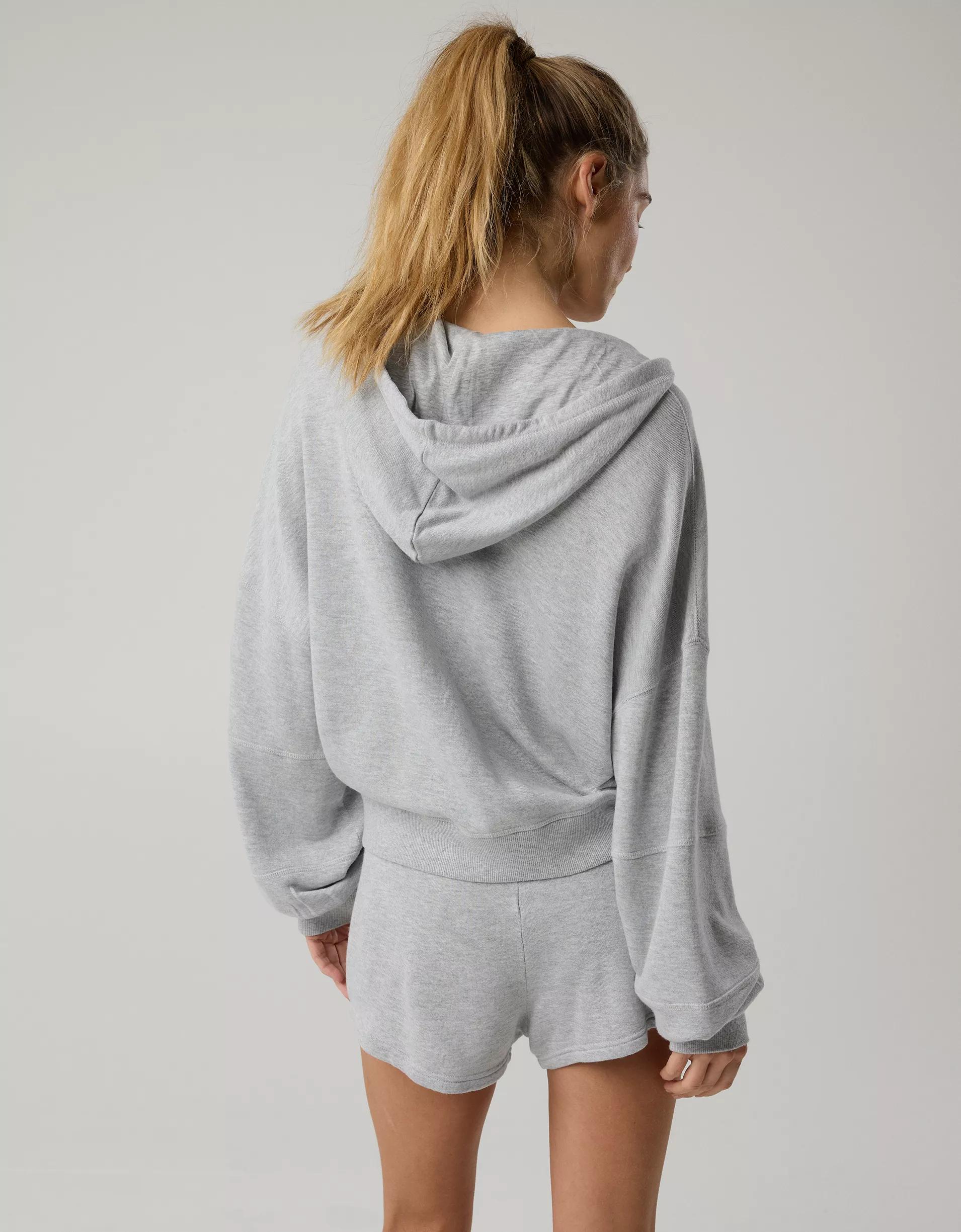 OFFLINE By Aerie Keep It 100 Terry Full Zip Hoodie Product Image