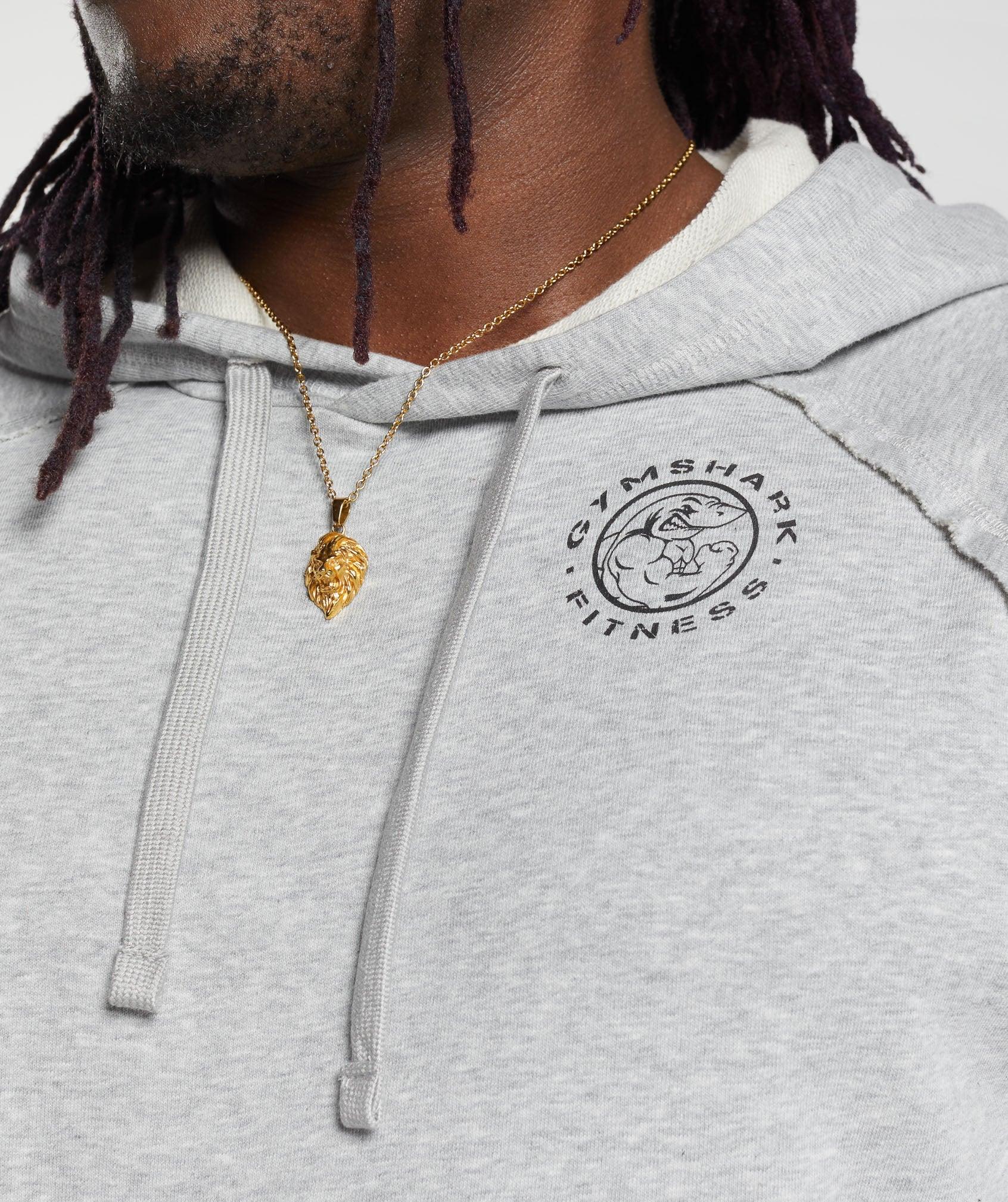 Gymshark Legacy Hoodie - Light Grey Marl Male Product Image