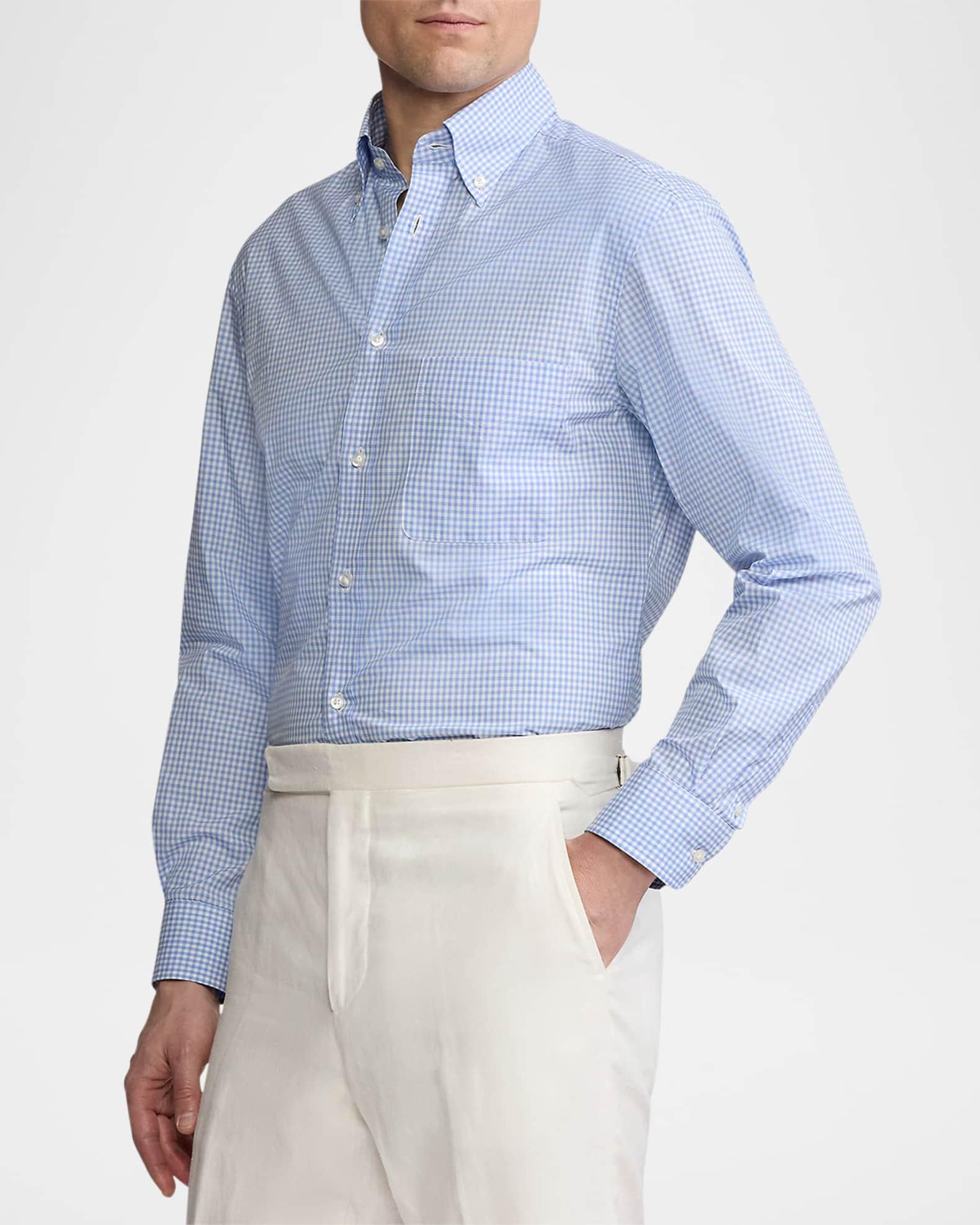 Men's Gingham Sport Shirt Product Image