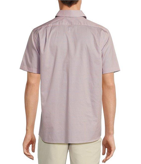Hart Schaffner Marx The Mr. Classic Collection Short Sleeve Geo Print Shirt Product Image