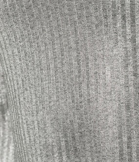 Double Zero Long Sleeve Metallic Foil Top Product Image