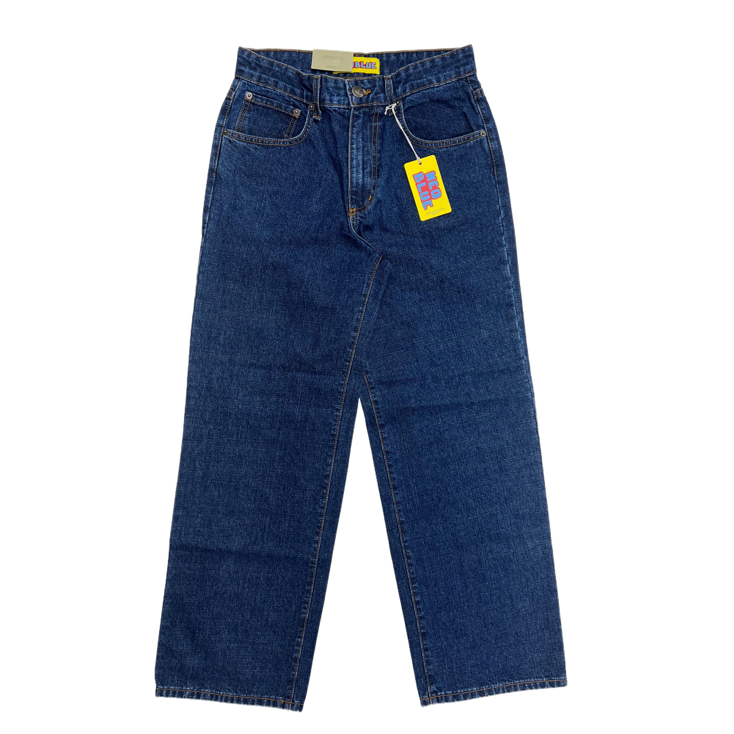 Neo Blue Baggy Pants Male Product Image
