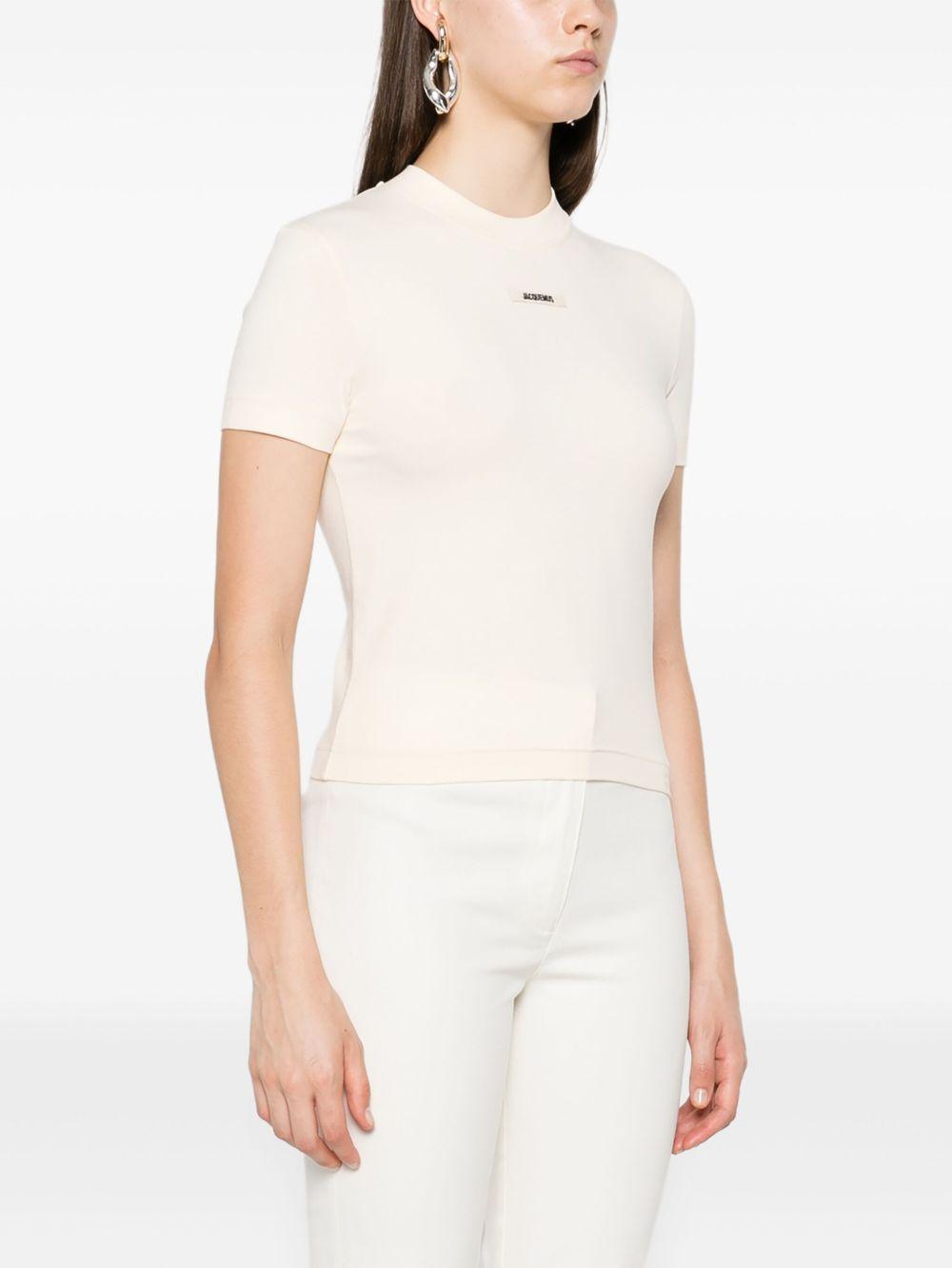 logo-plaque cotton T-shirt Product Image