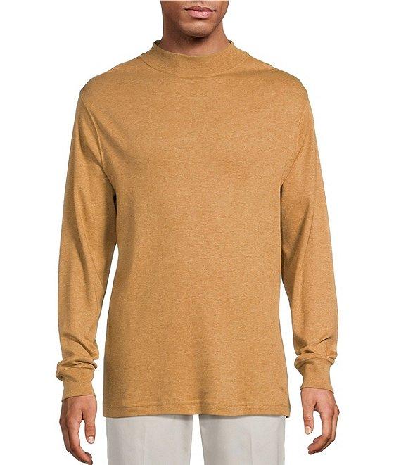 Roundtree & Yorke Long Sleeve Solid Mock Neck Pullover Product Image