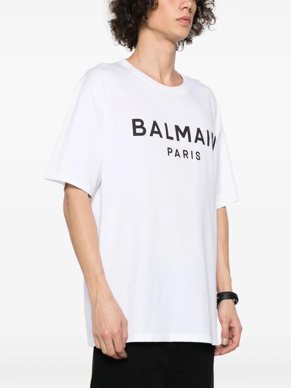 logo-print cotton T-shirt Product Image