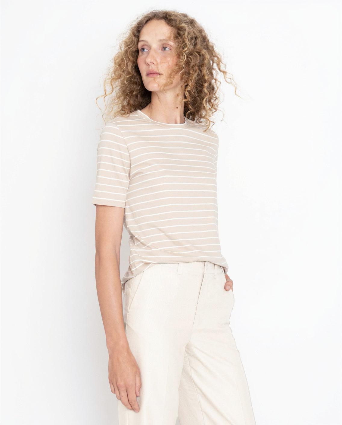 The Modern - Sand/White Pinstripe Female Product Image