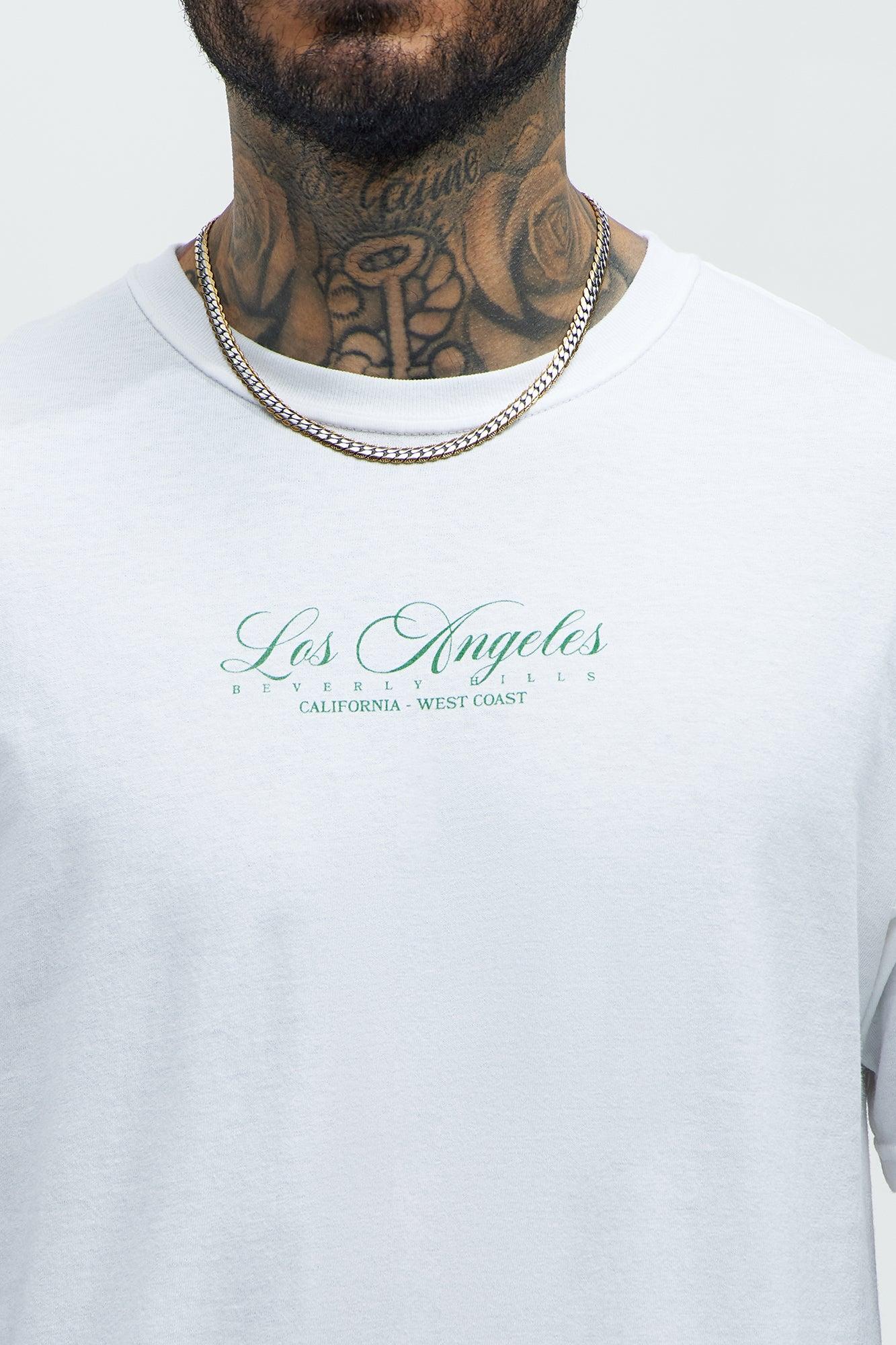 LA Tennis Club Short Sleeve Tee - White Product Image