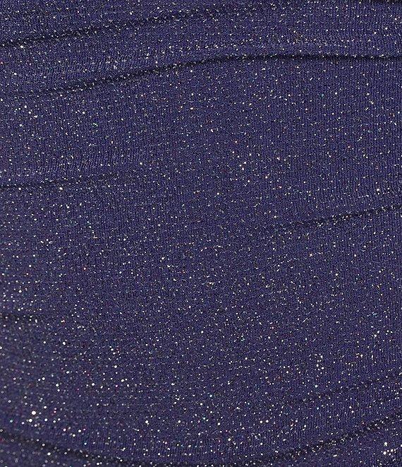 B. Darlin Spaghetti Strap Scoop Neck Lurex And Glitter Bodycon Slinky Dress Product Image