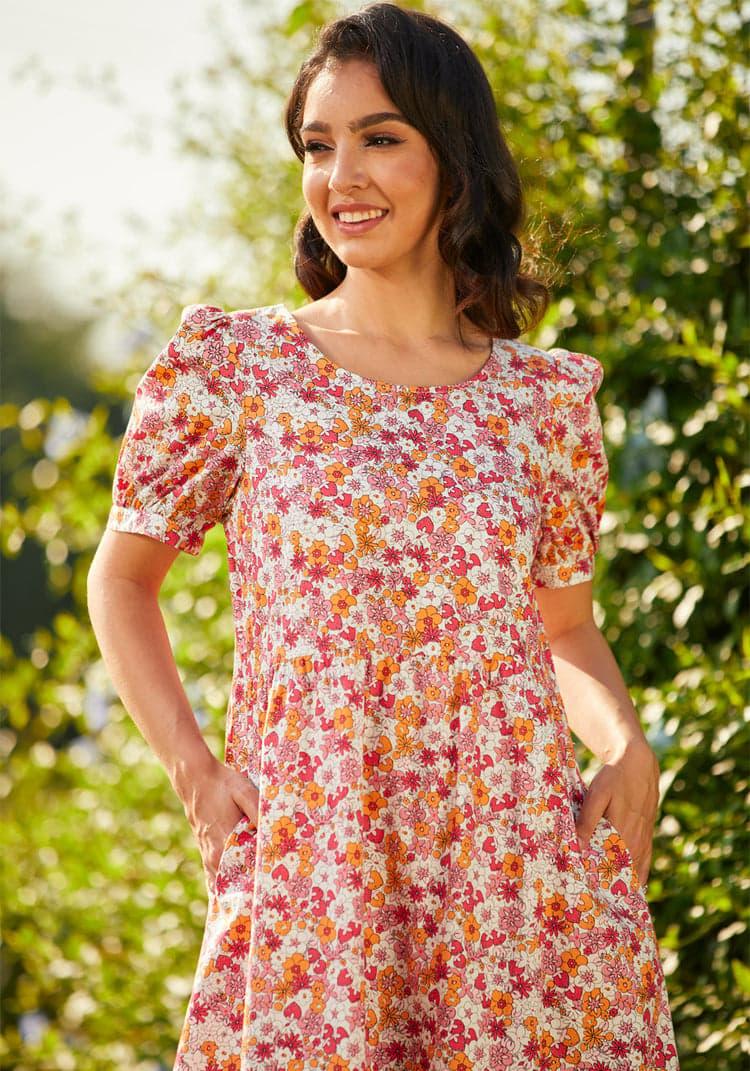 Exuding Ease Midi Dress Product Image