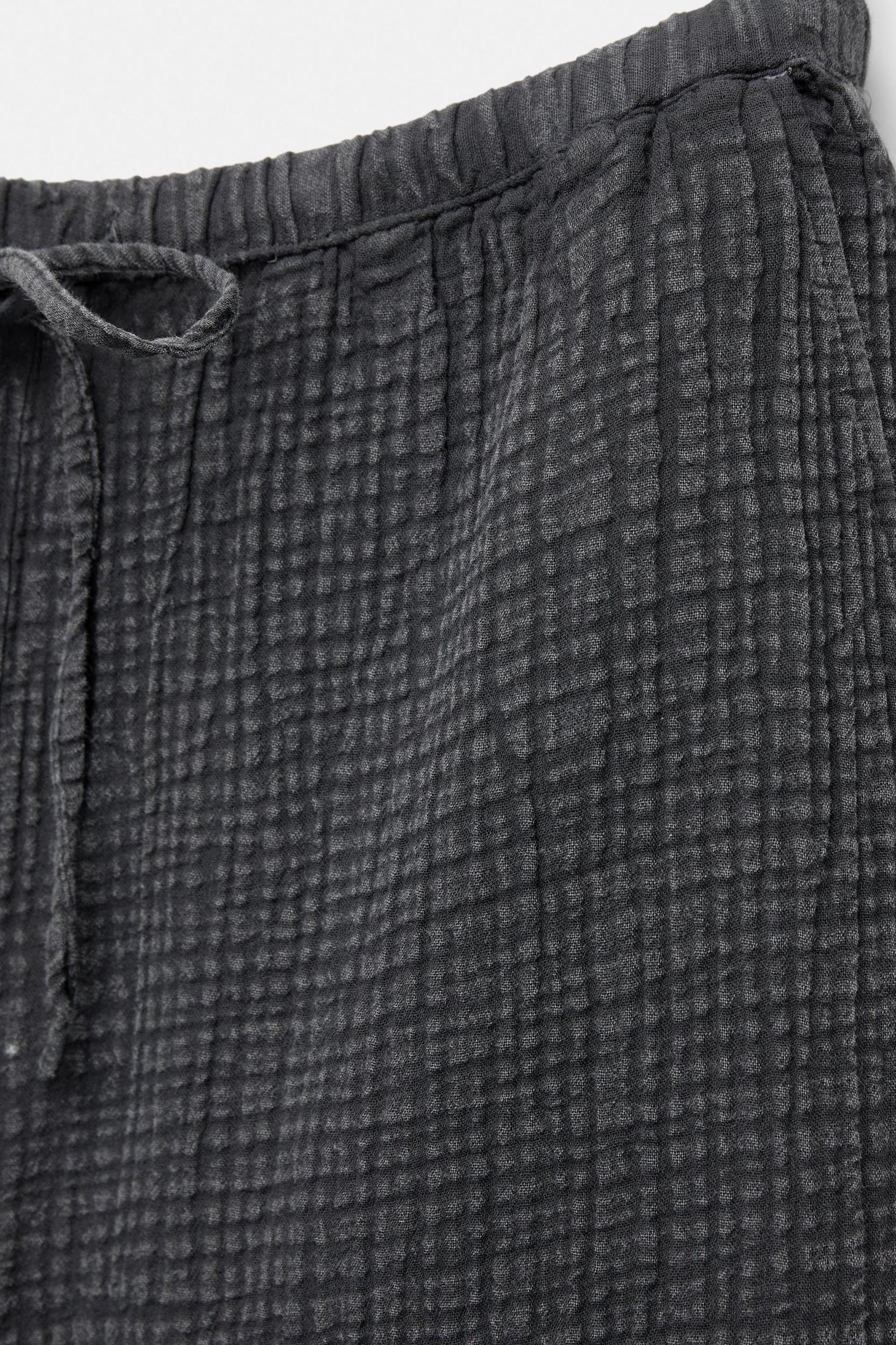 Textured rustic sweatpants Product Image