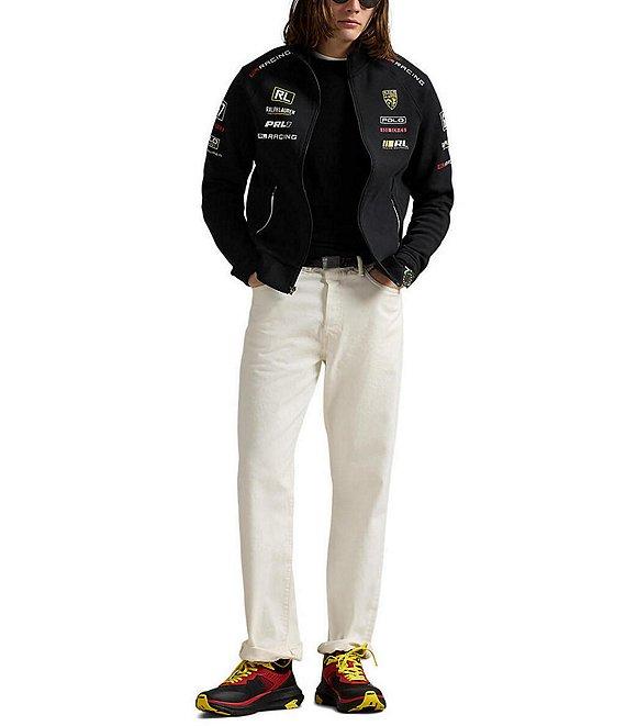 Polo Ralph Lauren Stretch Double-Knit Racing Track Jacket Product Image