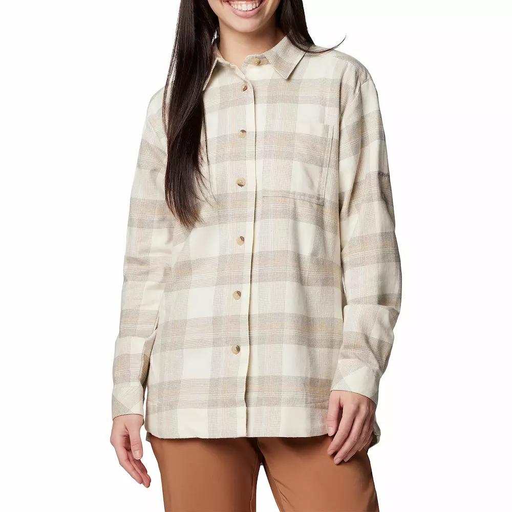 Women's Columbia Holly Hideaway™ Cotton Flannel Shirt,  Product Image
