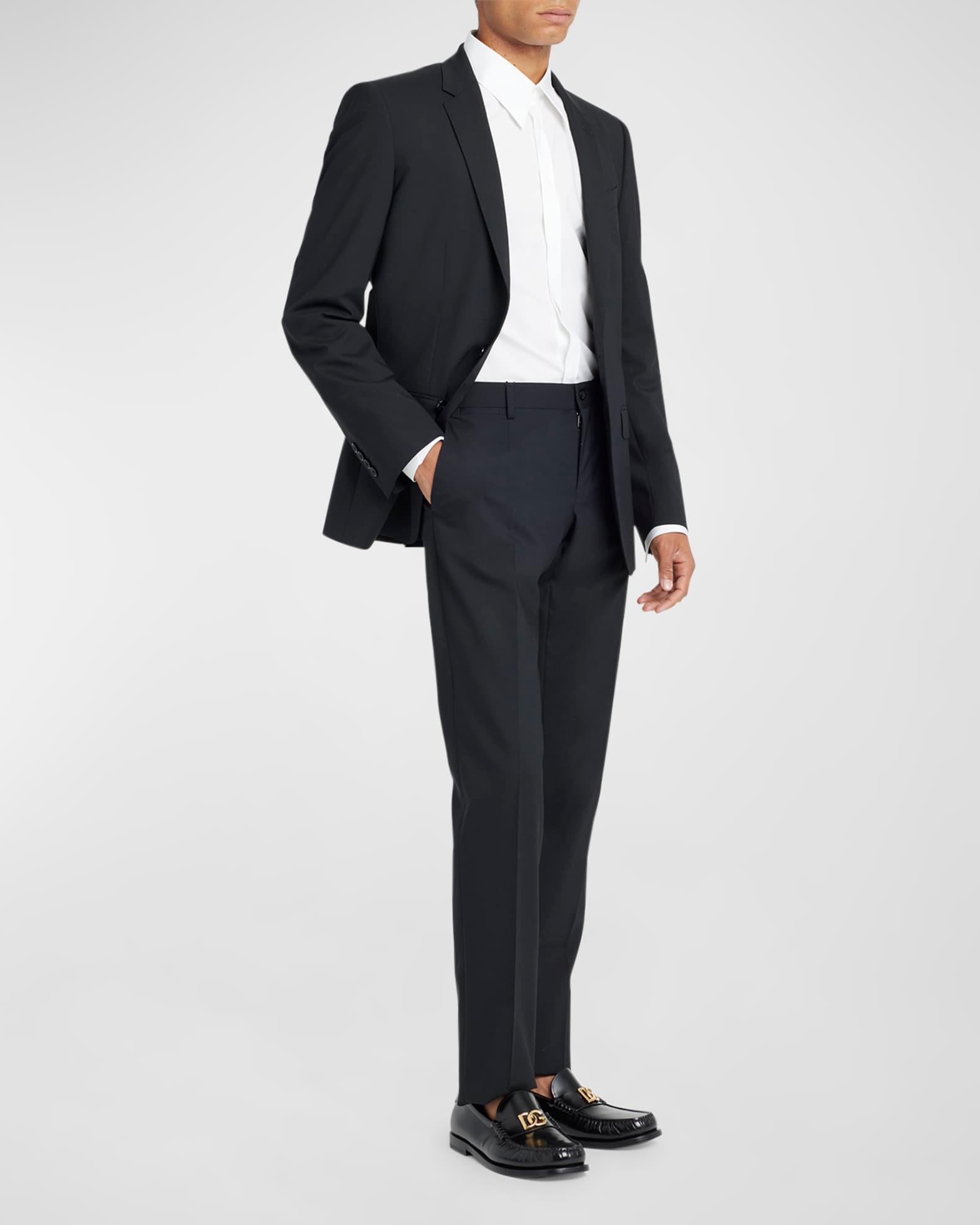 Men's Martini Solid Stretch Wool Suit Product Image