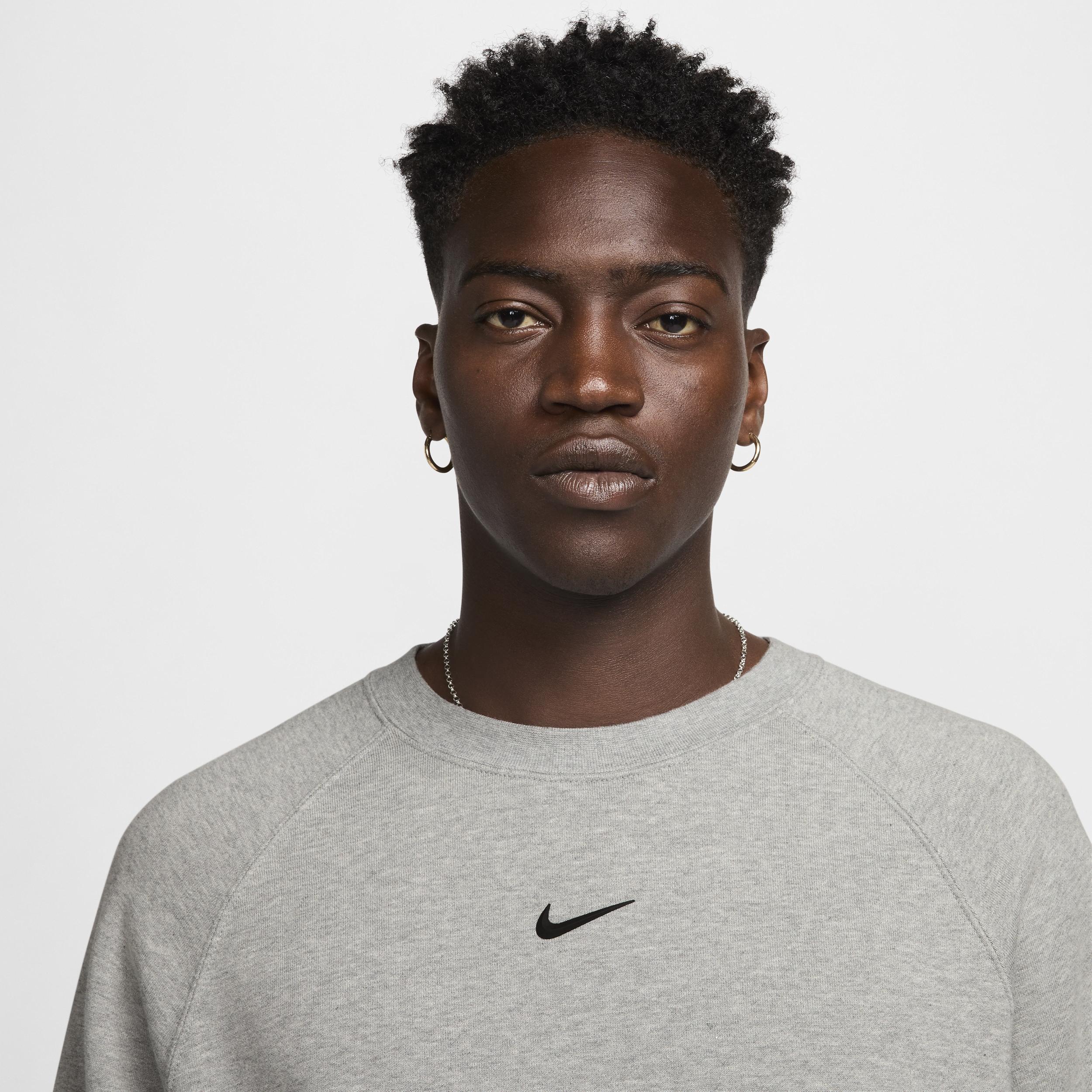 Nike Mens Nike NRG Nocta CS Fleece Crew - Mens Black/Dark Grey Heather Product Image