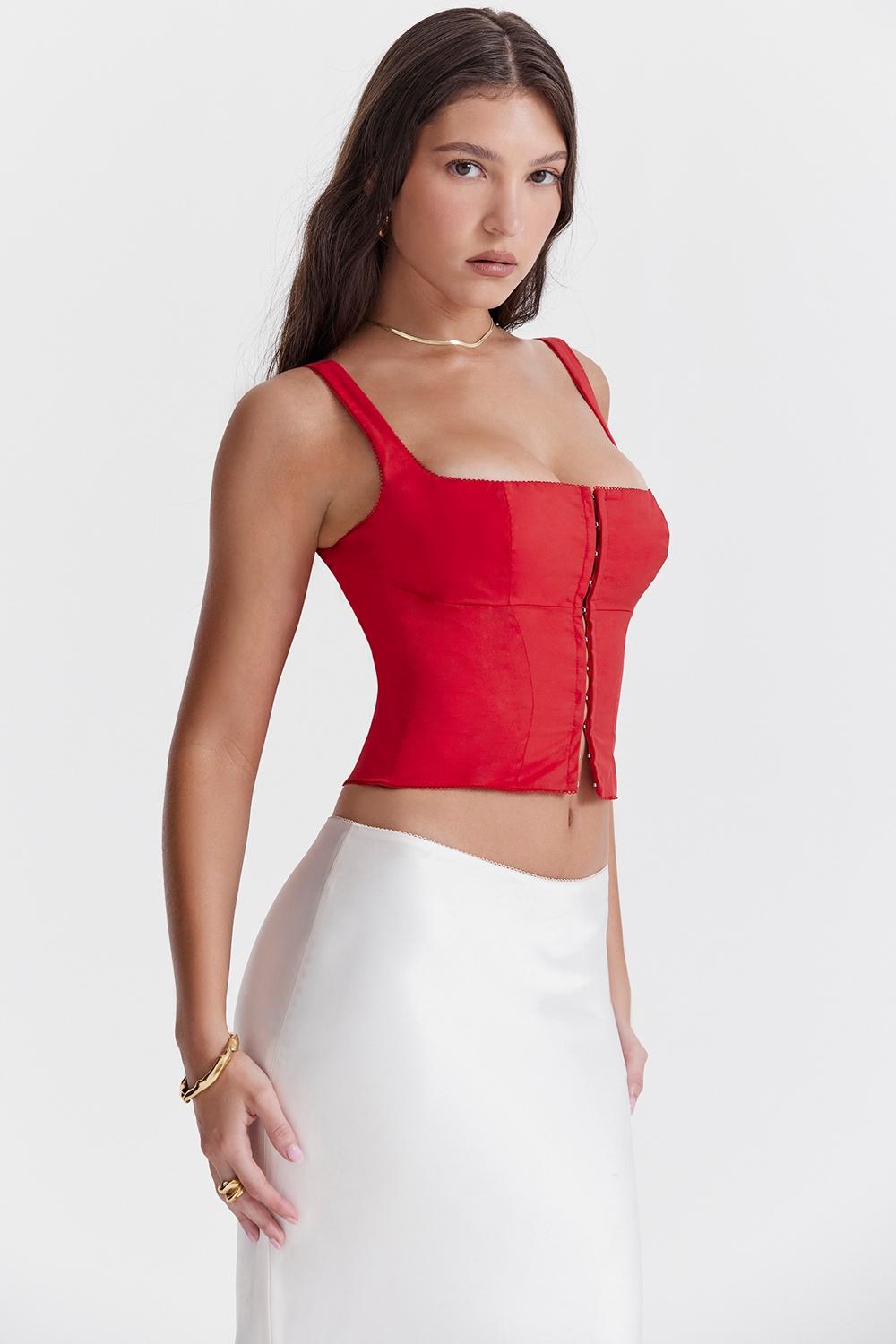Pia  cherry corset Product Image