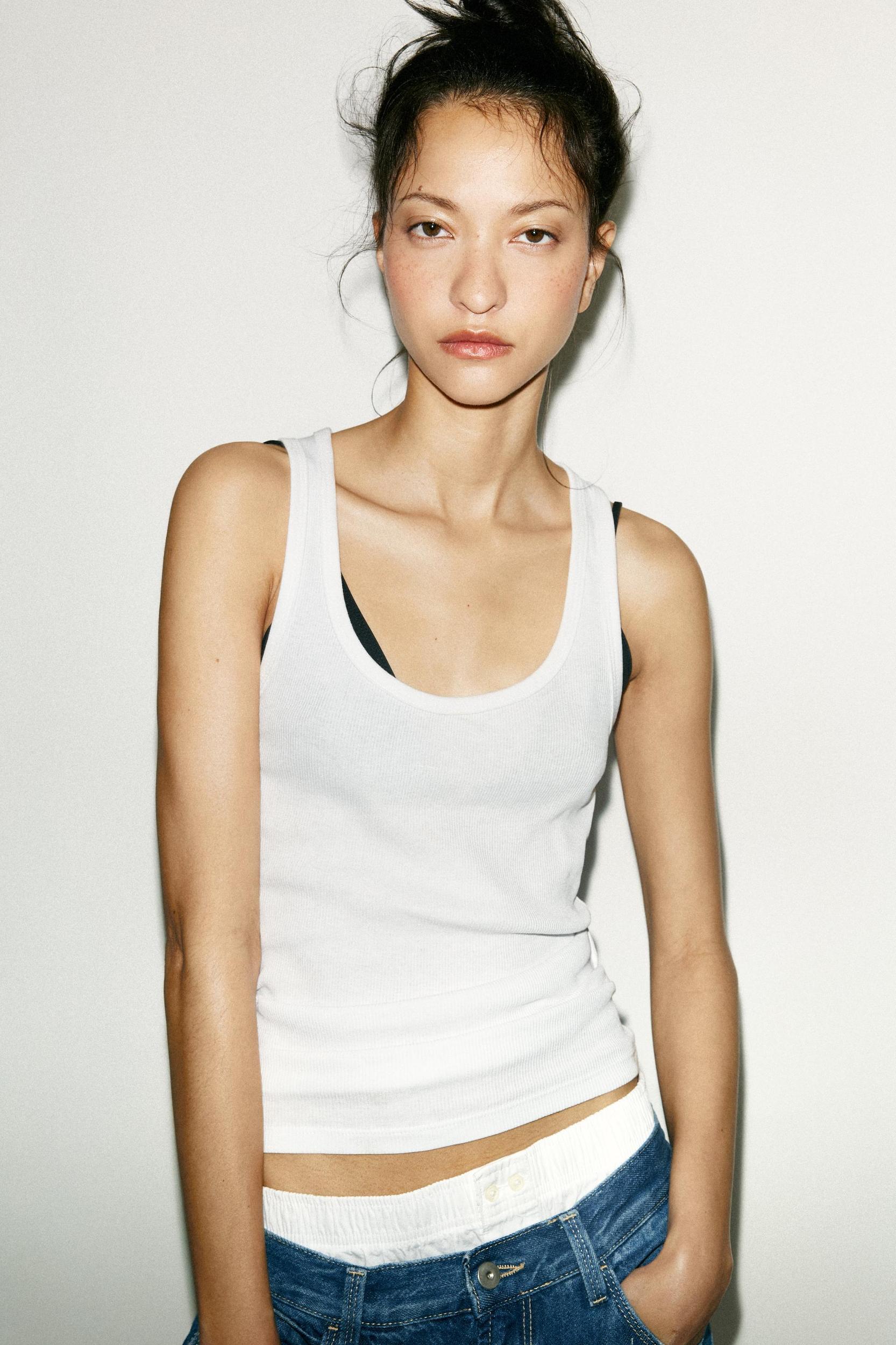 TRF MID-RISE STRAIGHT BAGGY JEANS Product Image